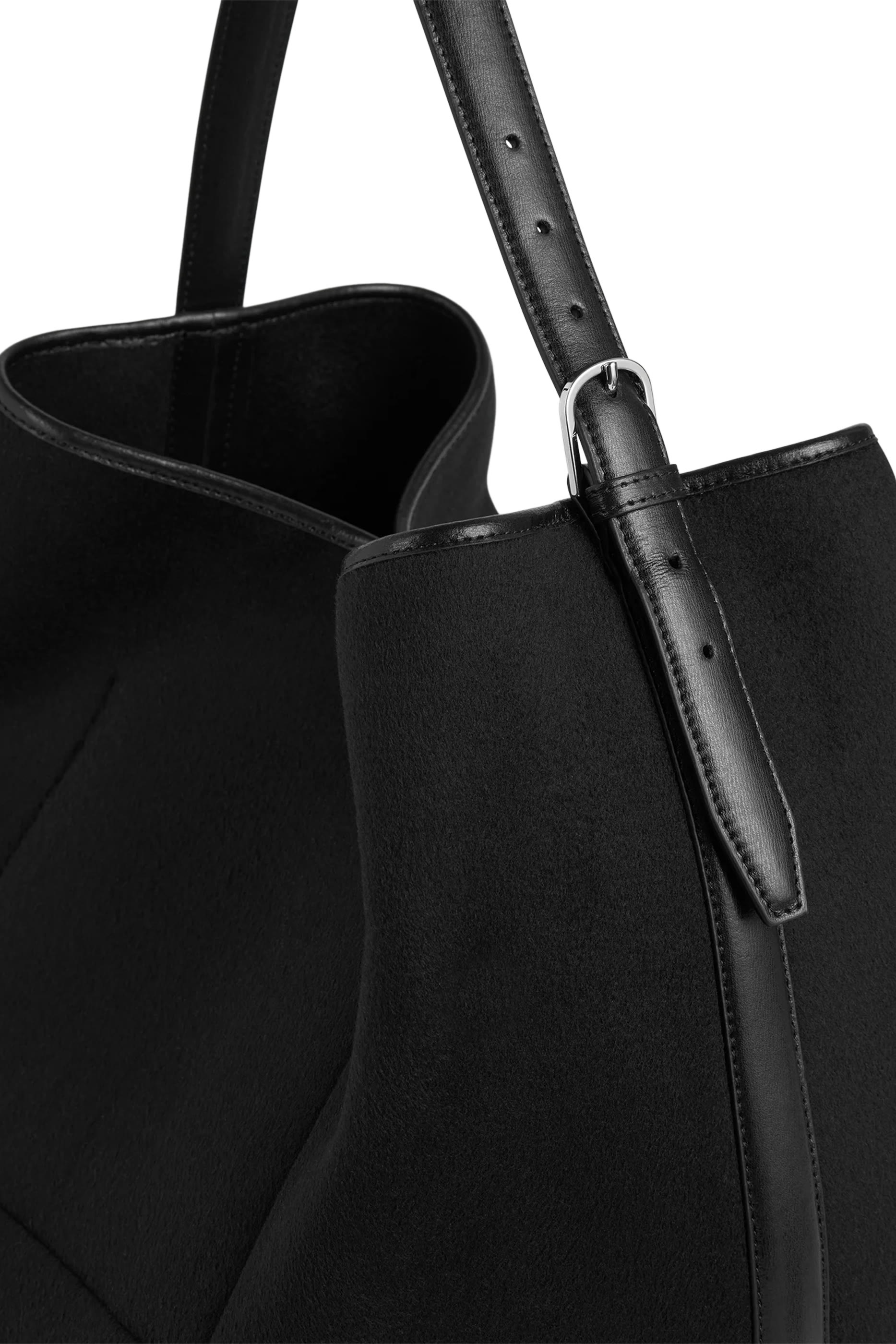 Belted Double Tote Bag