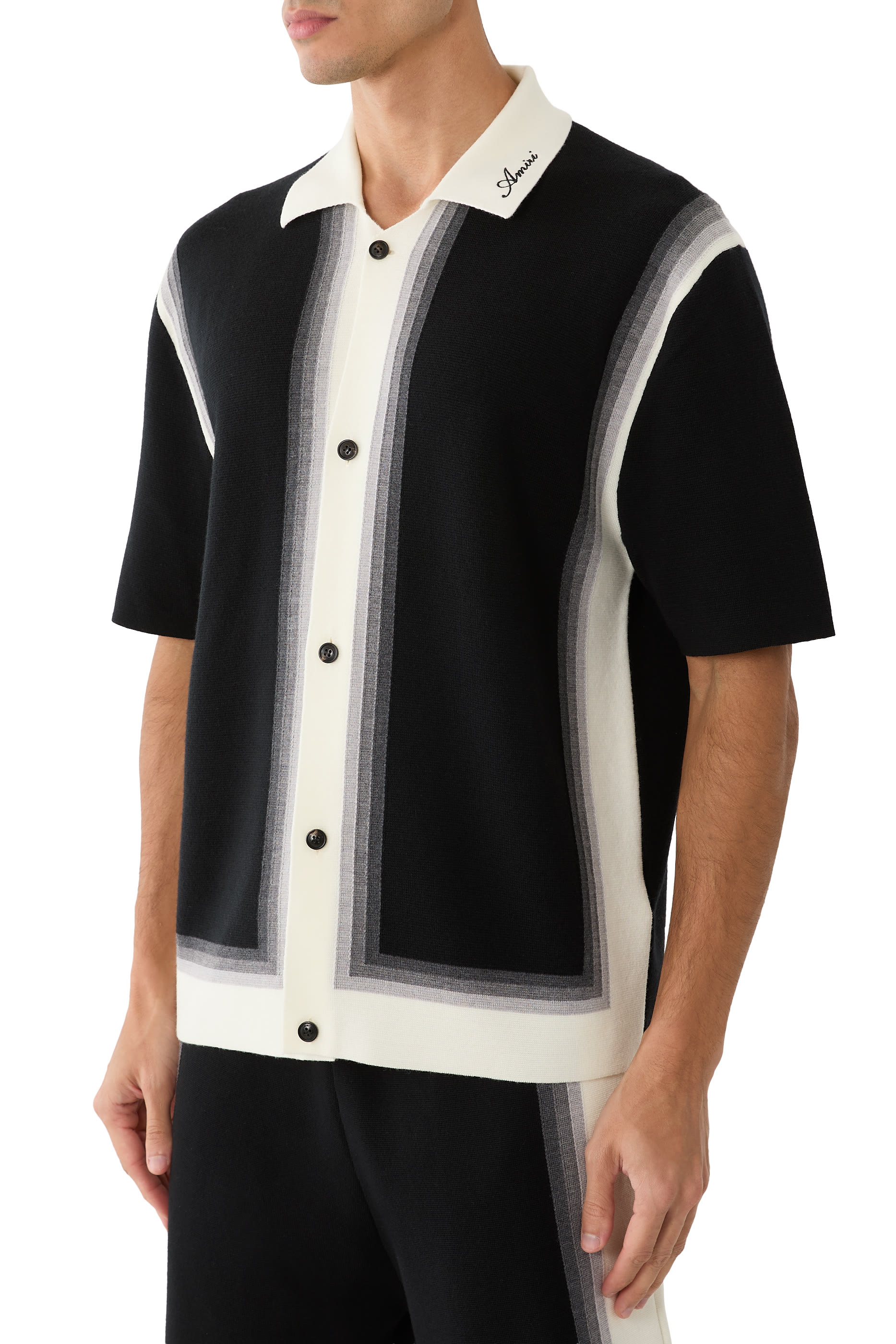 Panels Knit Shirt