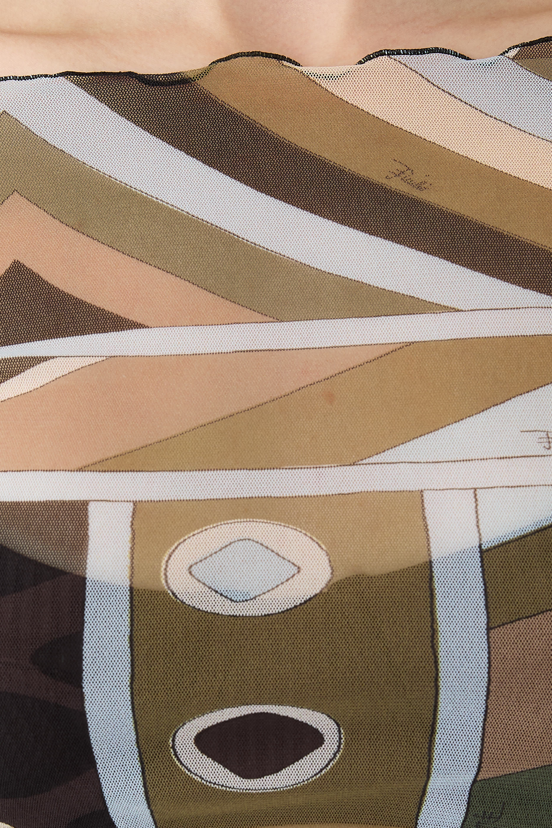 Vivara Print Tulle Top 