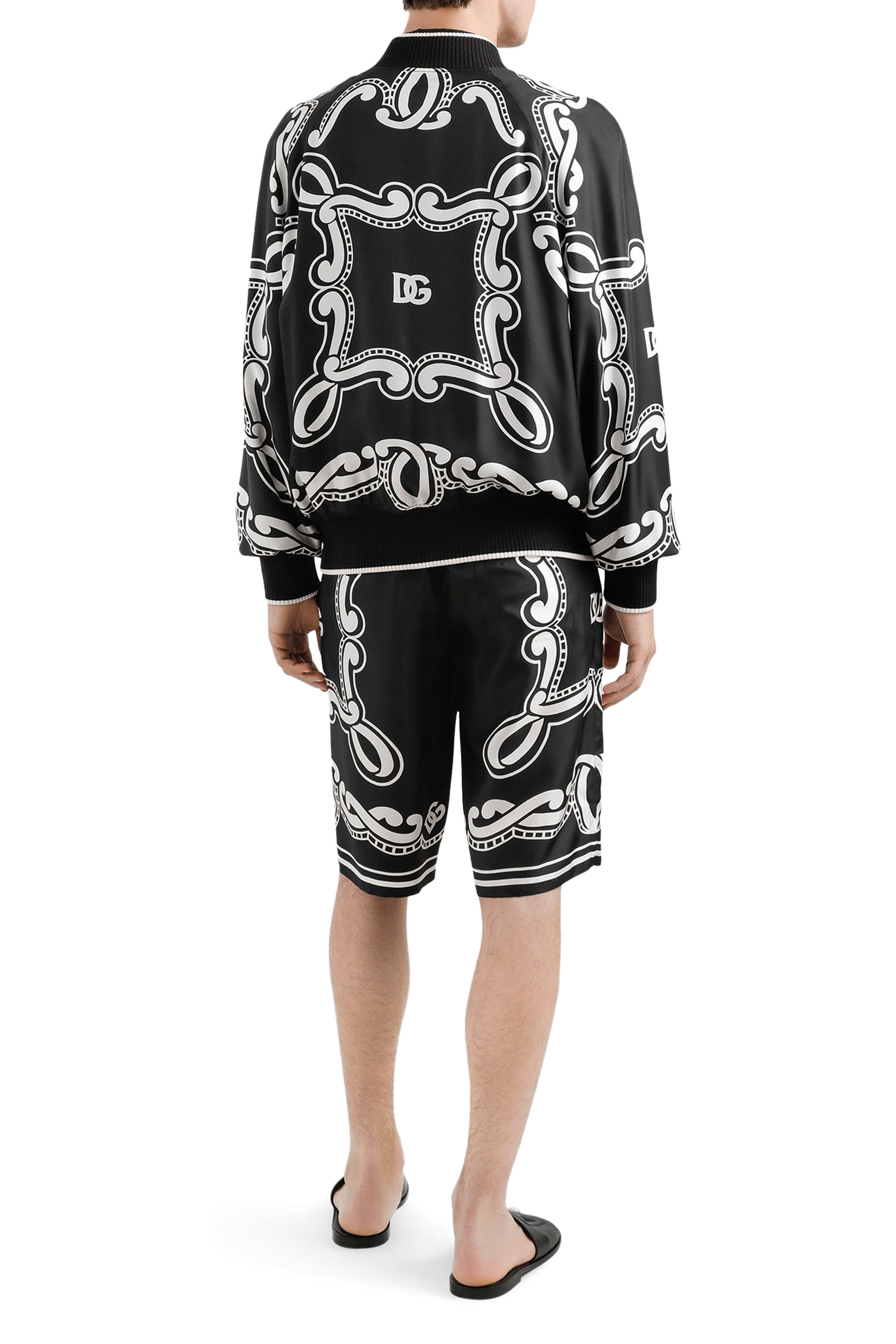 Bandanna Print Silk Shirt