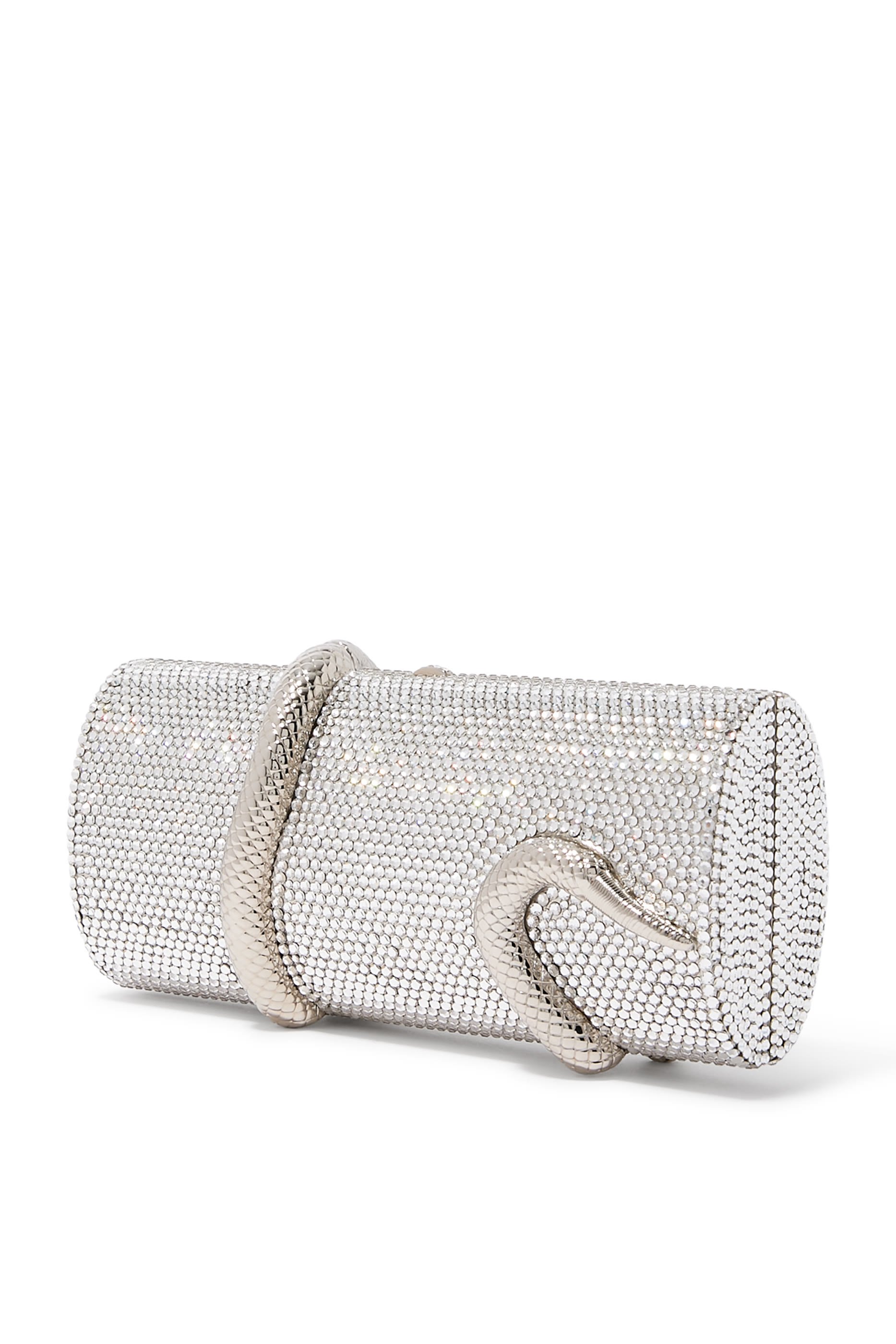  Spiral Snake Crystal Clutch 