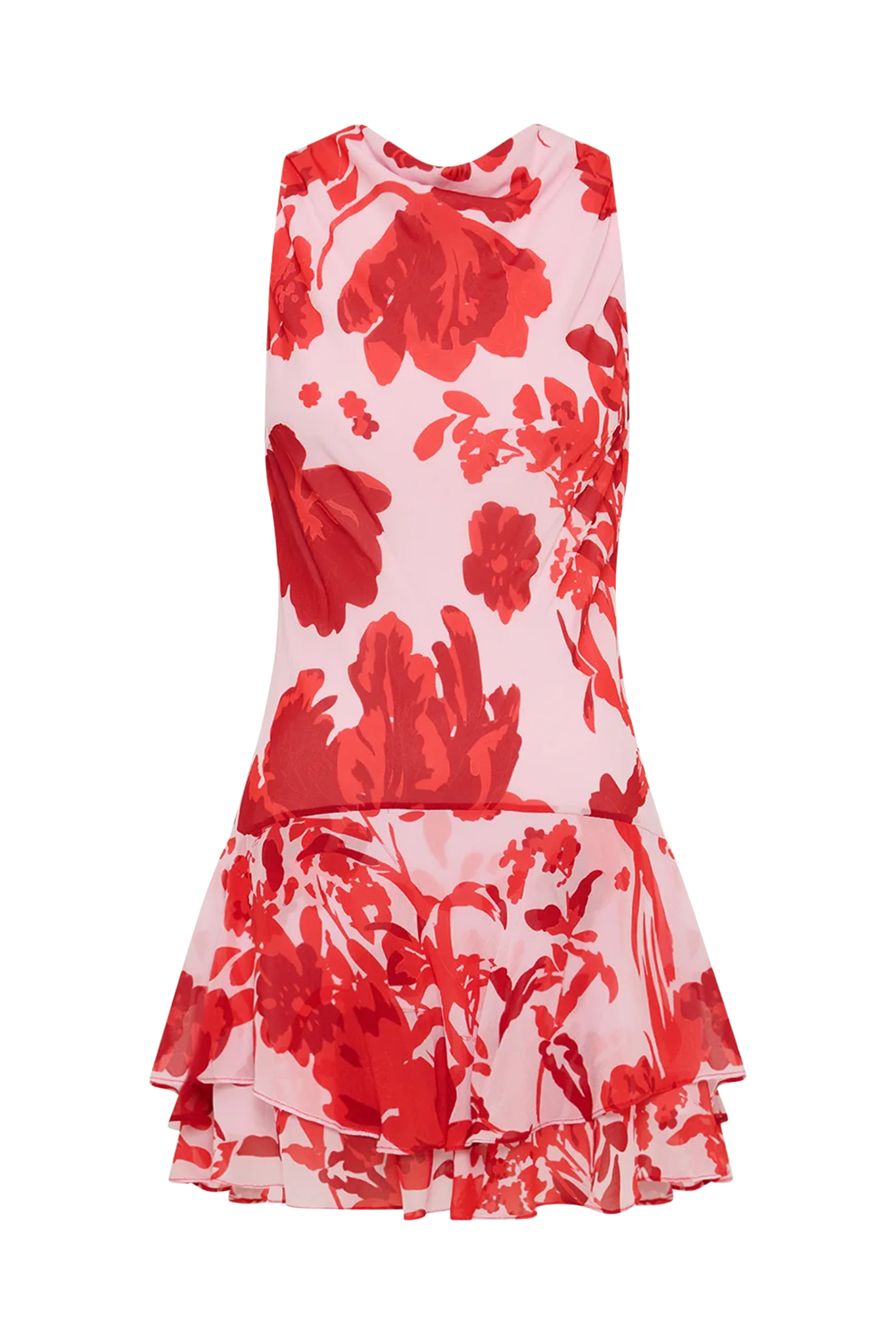  Aleyna Ruffle Mini Dress 