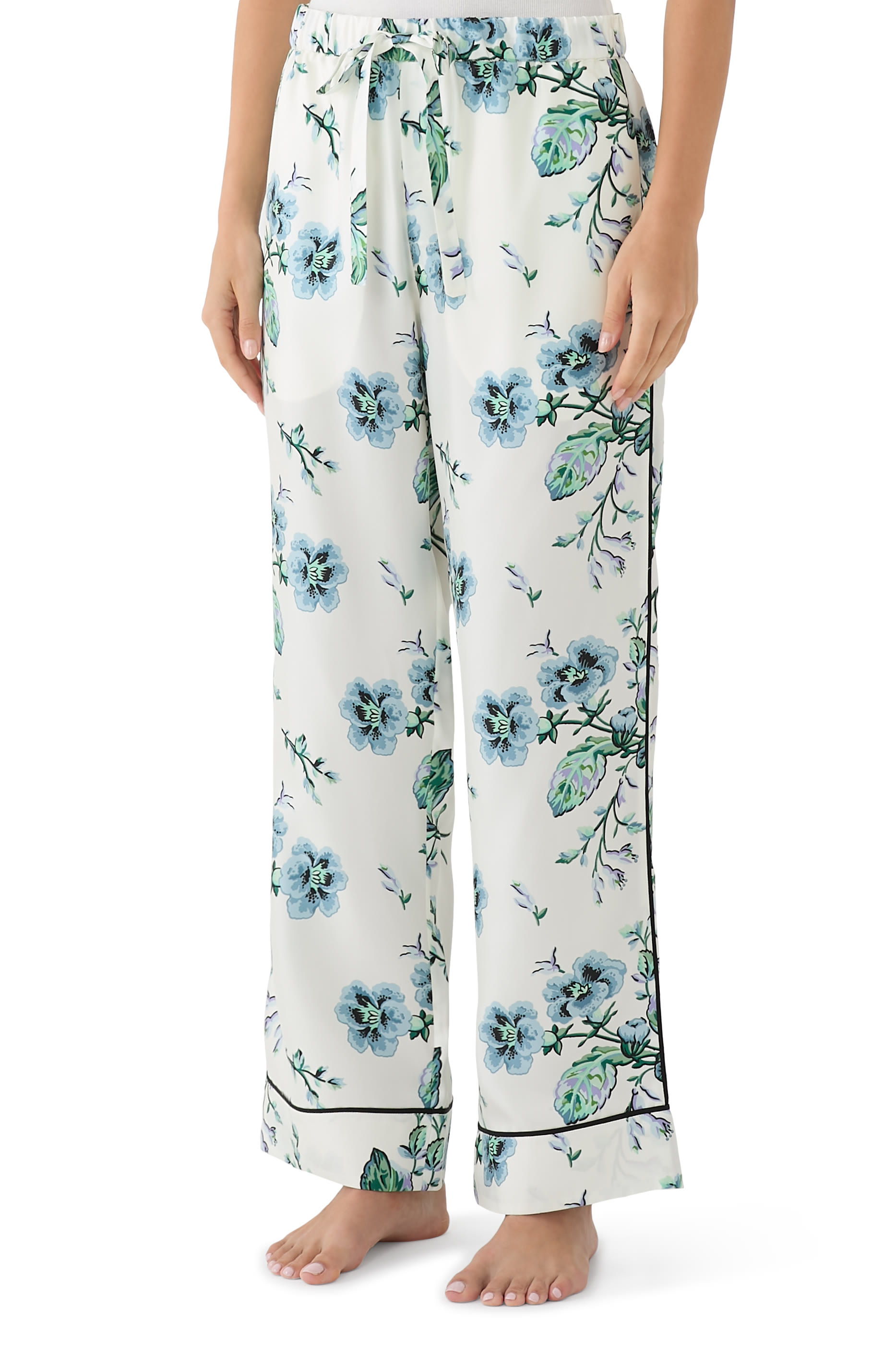 Yves Caldwell Floral Pajama Set