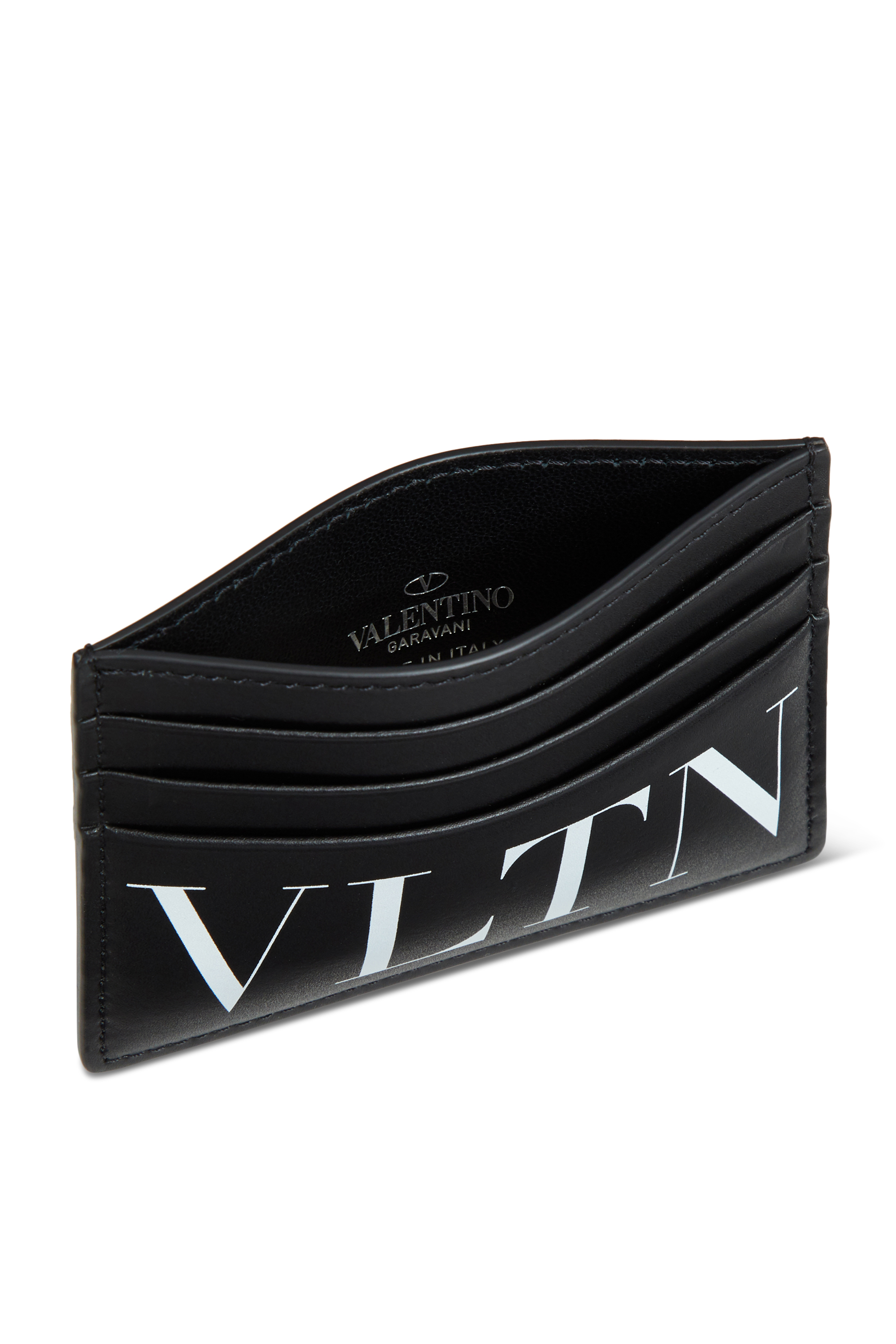 Valentino Garavani VLTN Leather Card Case