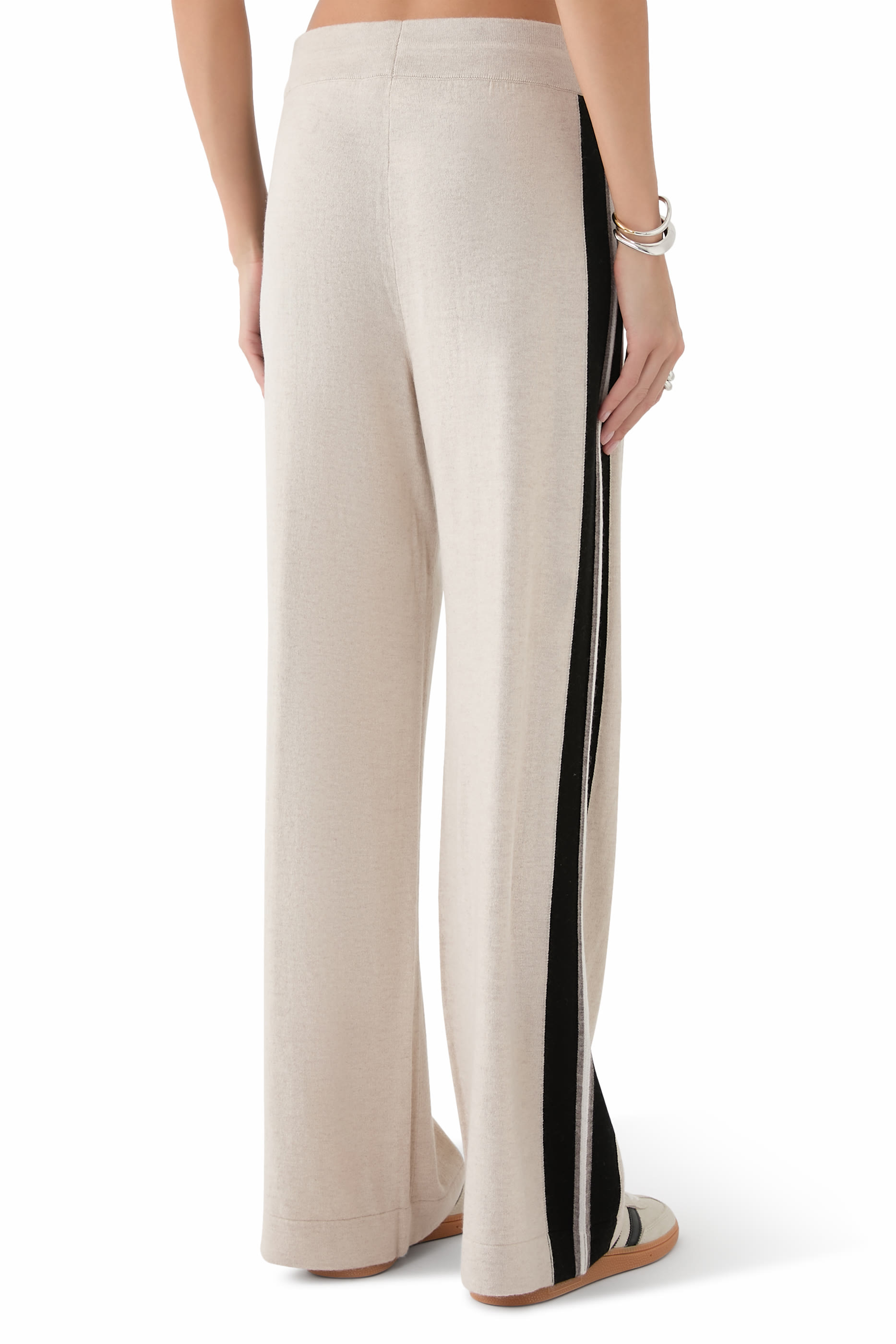 Side Stripe Wide Leg Joggers