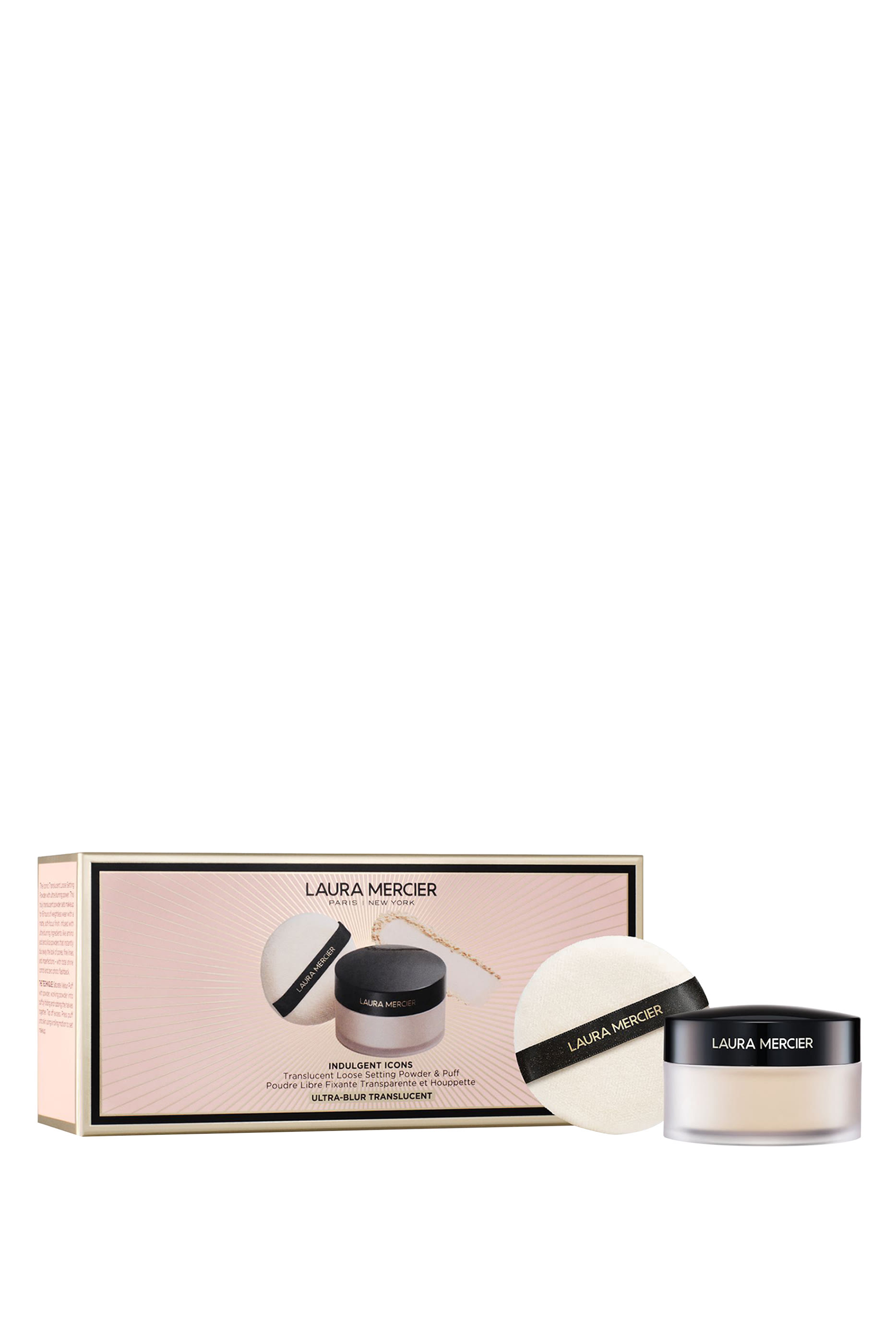 Indulgent Icons Ultra-Blur Translucent Loose Setting Powder + Puff