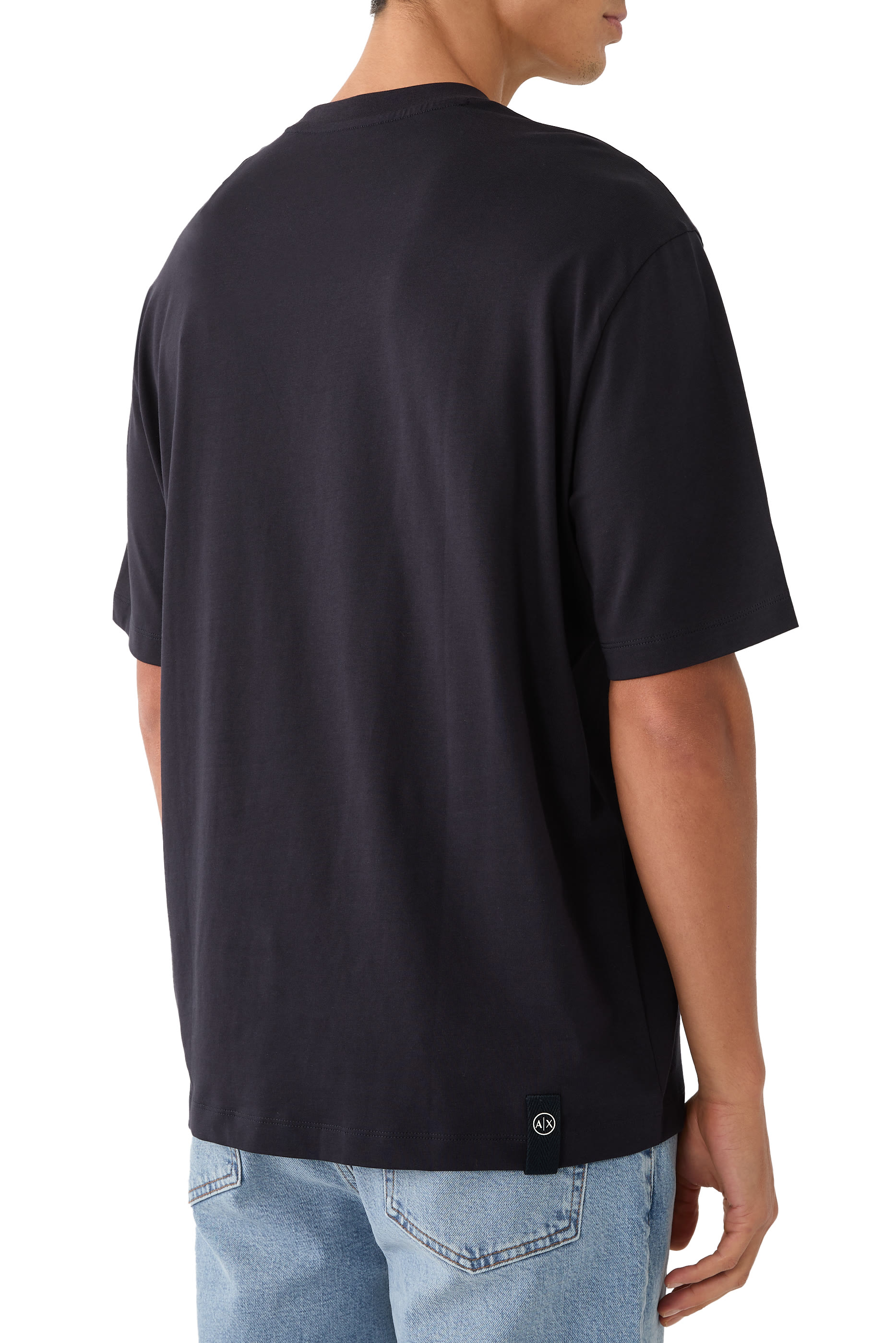 Logo Stripe Side Pocket T-Shirt