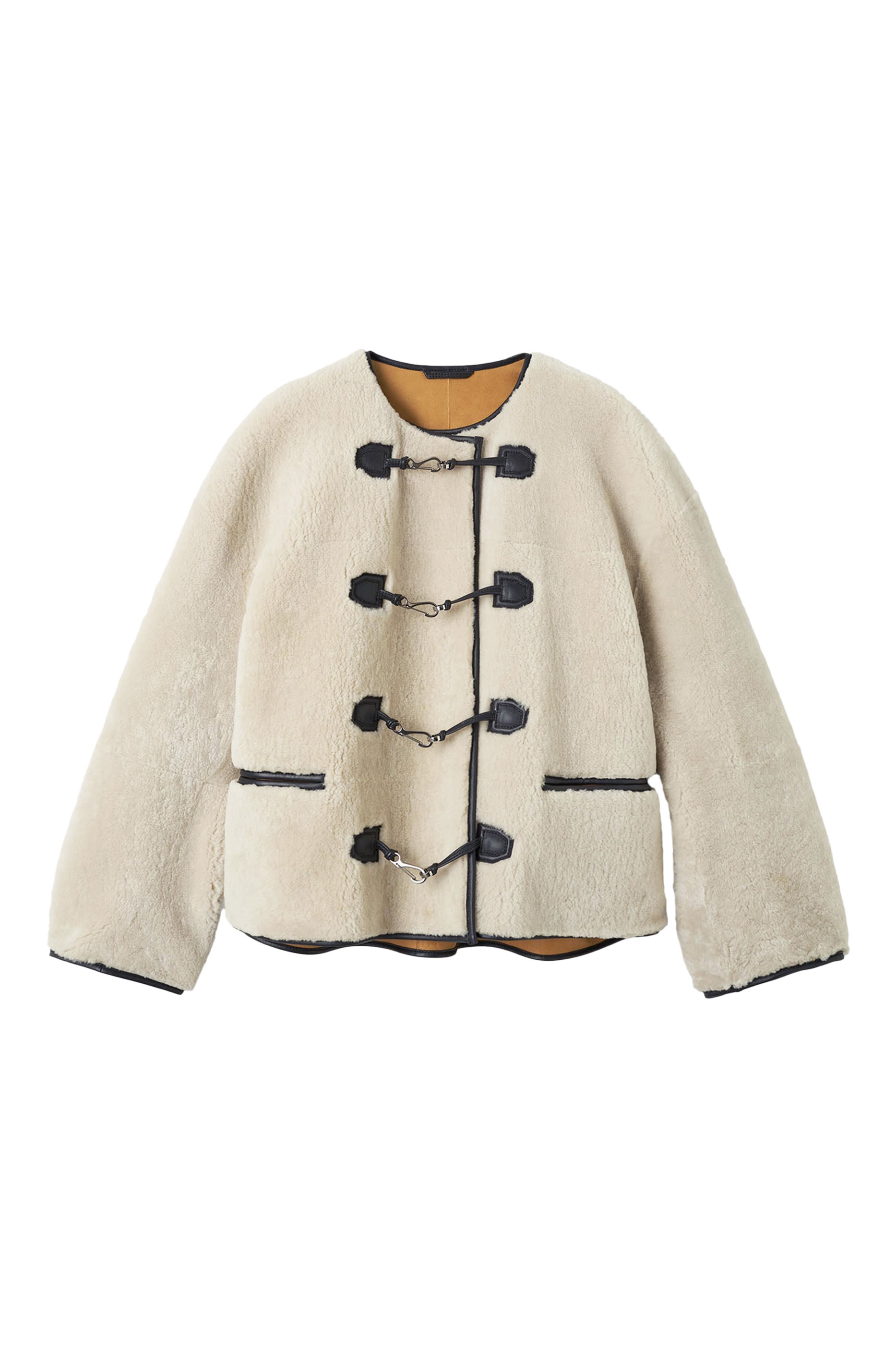 Teddy Shearling Clasp Jacket