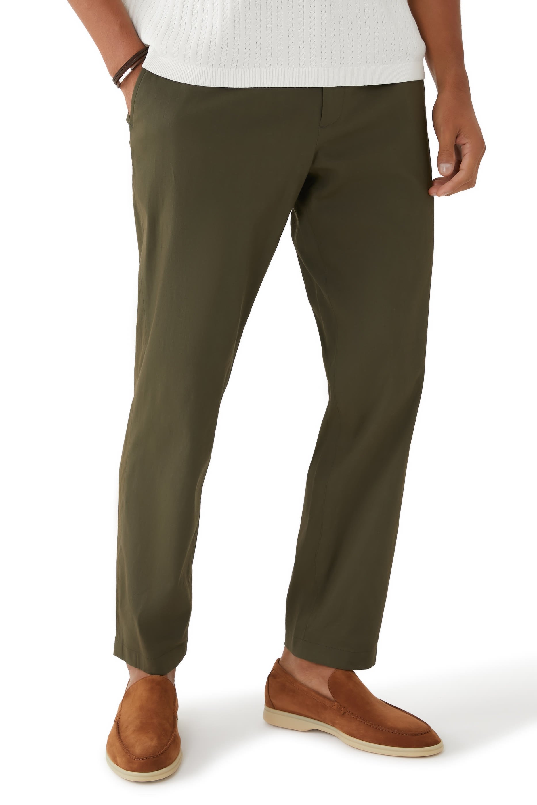 Nappa Leather Slip On Loafers