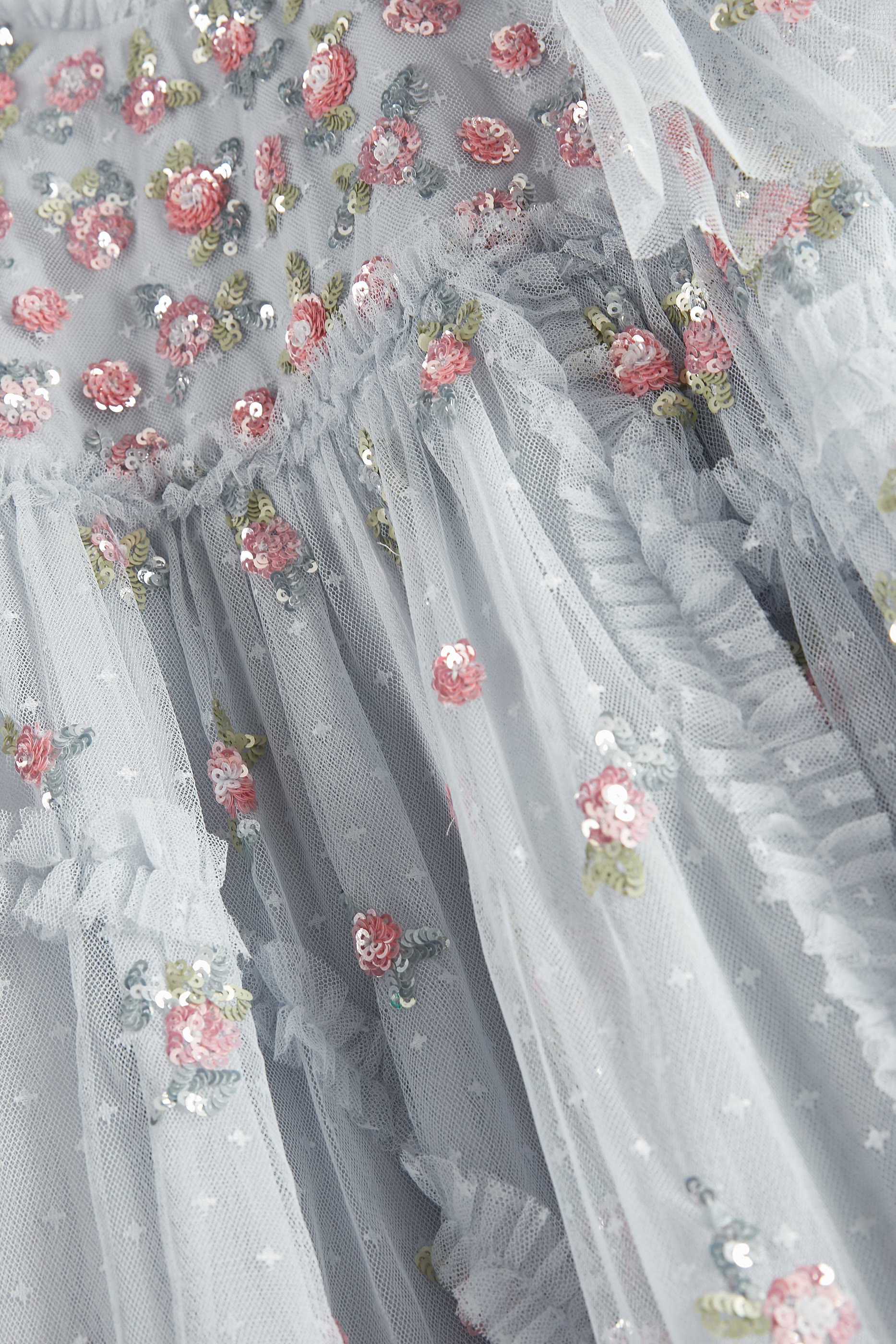 Kids Shimmer Ditsy Short Sleeve Dress