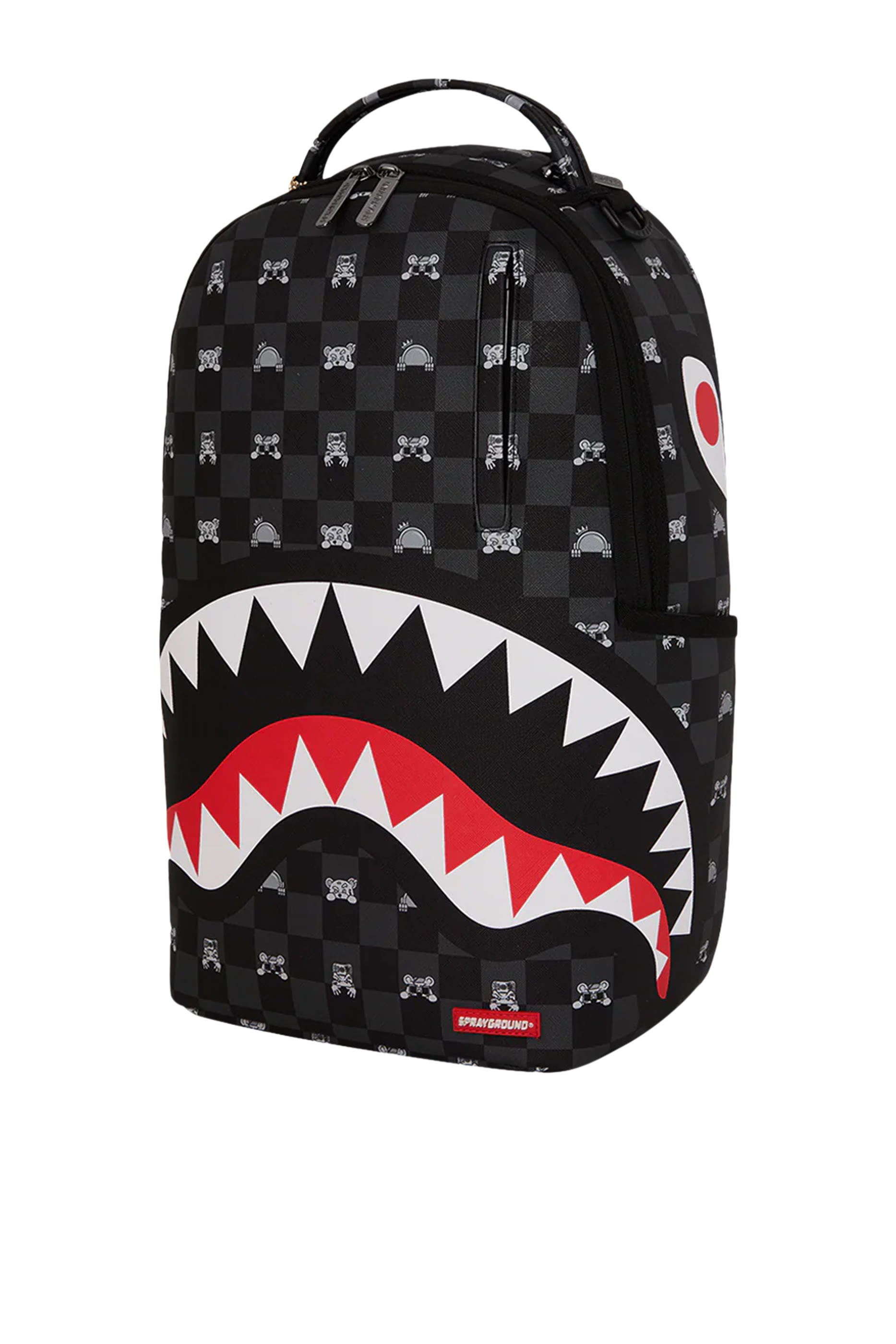 Kids Peeking Character Check Backpack