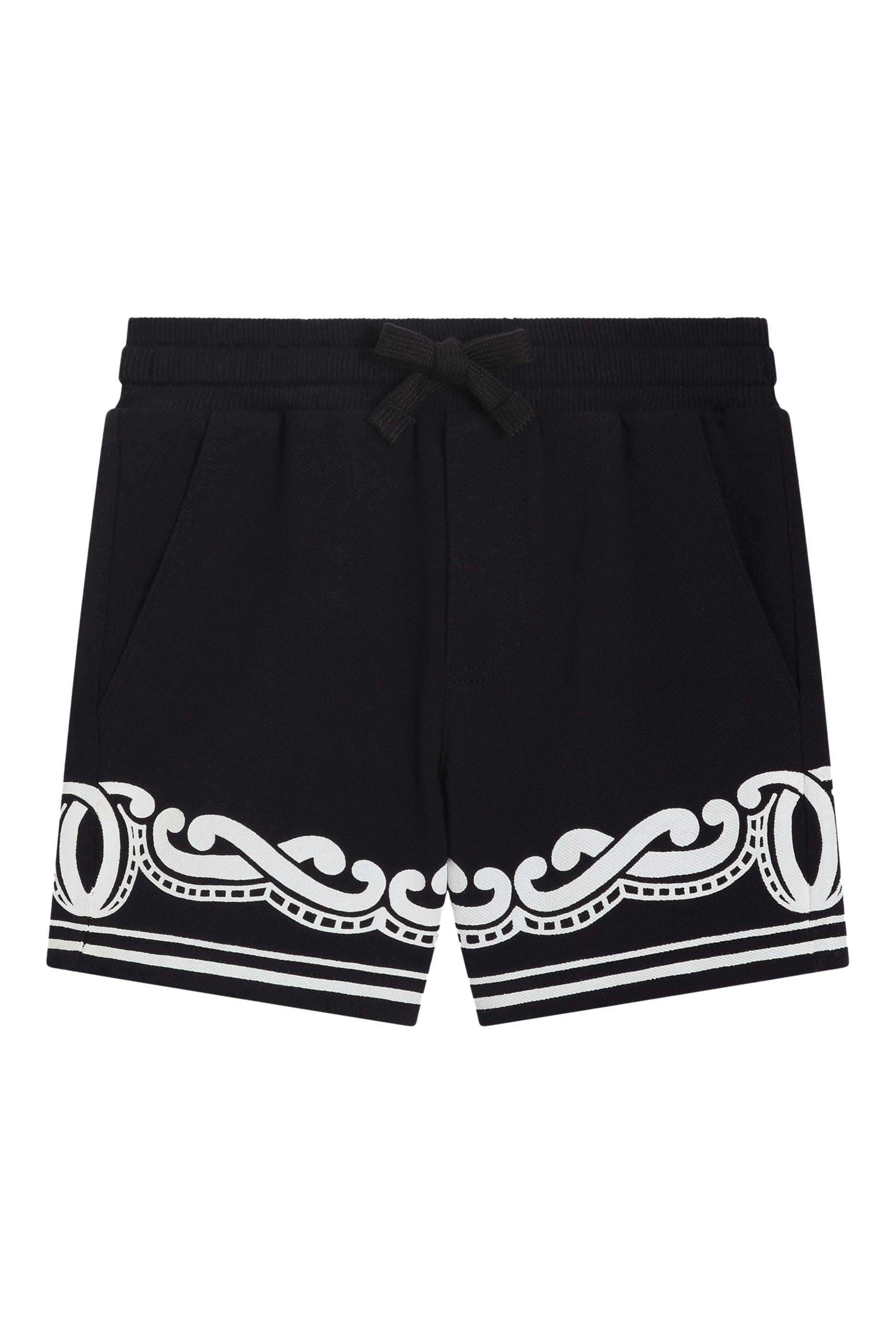 Kids Bandanna Print Pique Shorts