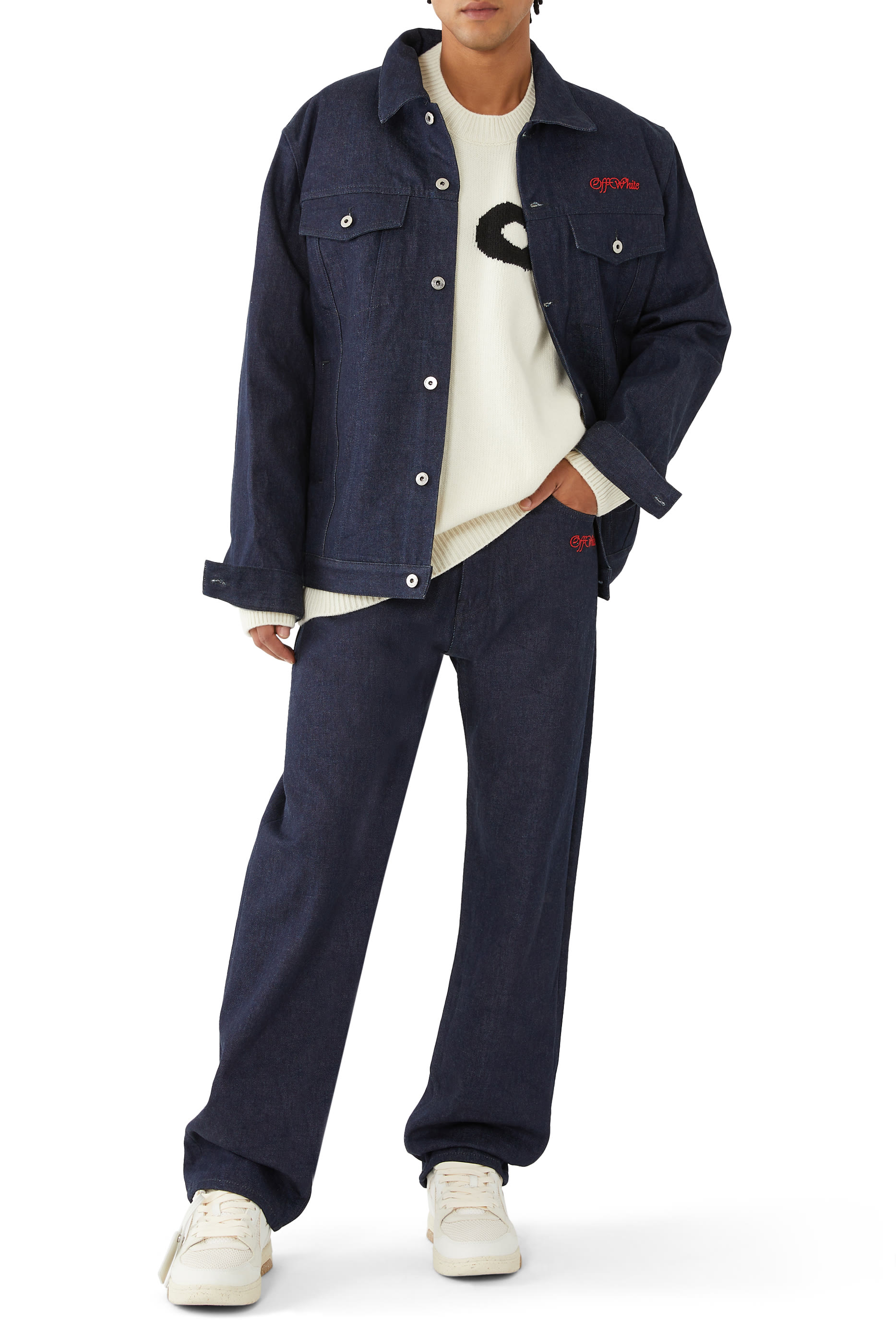 Script Skate Raw Denim Jacket