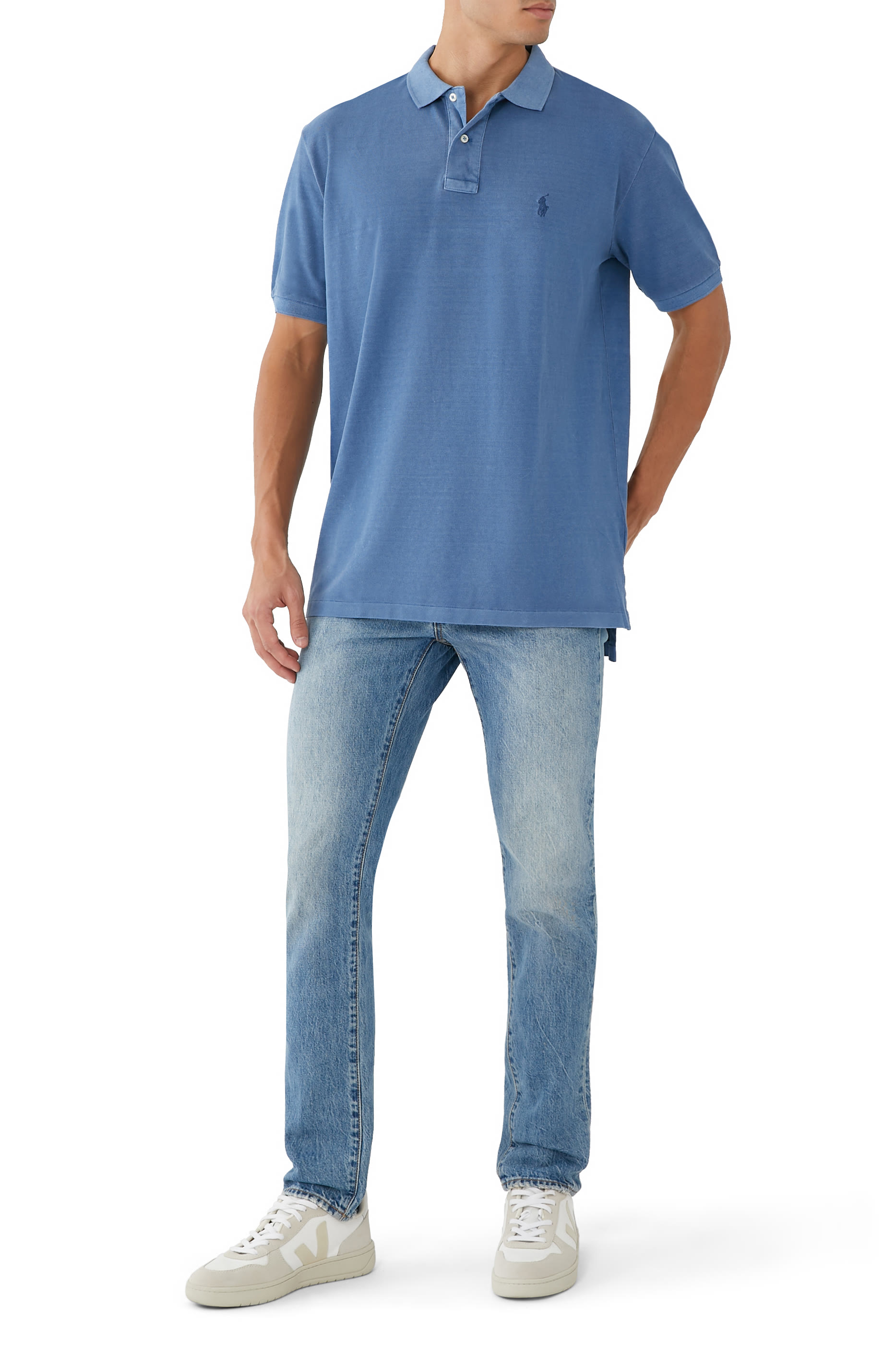 Pony Embroidered Polo Shirt