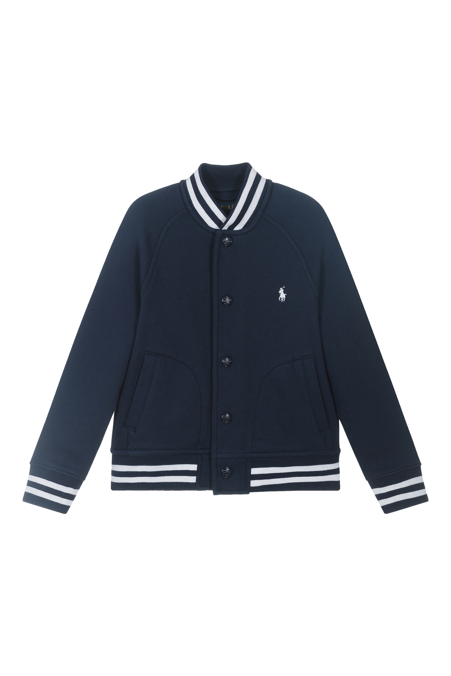 Kids Fleece Baseball Jacket
