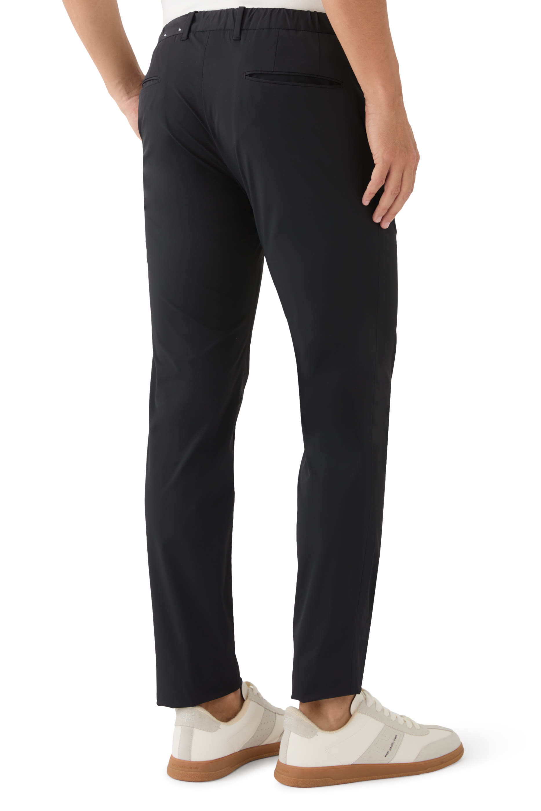 Slim-Fit Technical Fabric Trousers