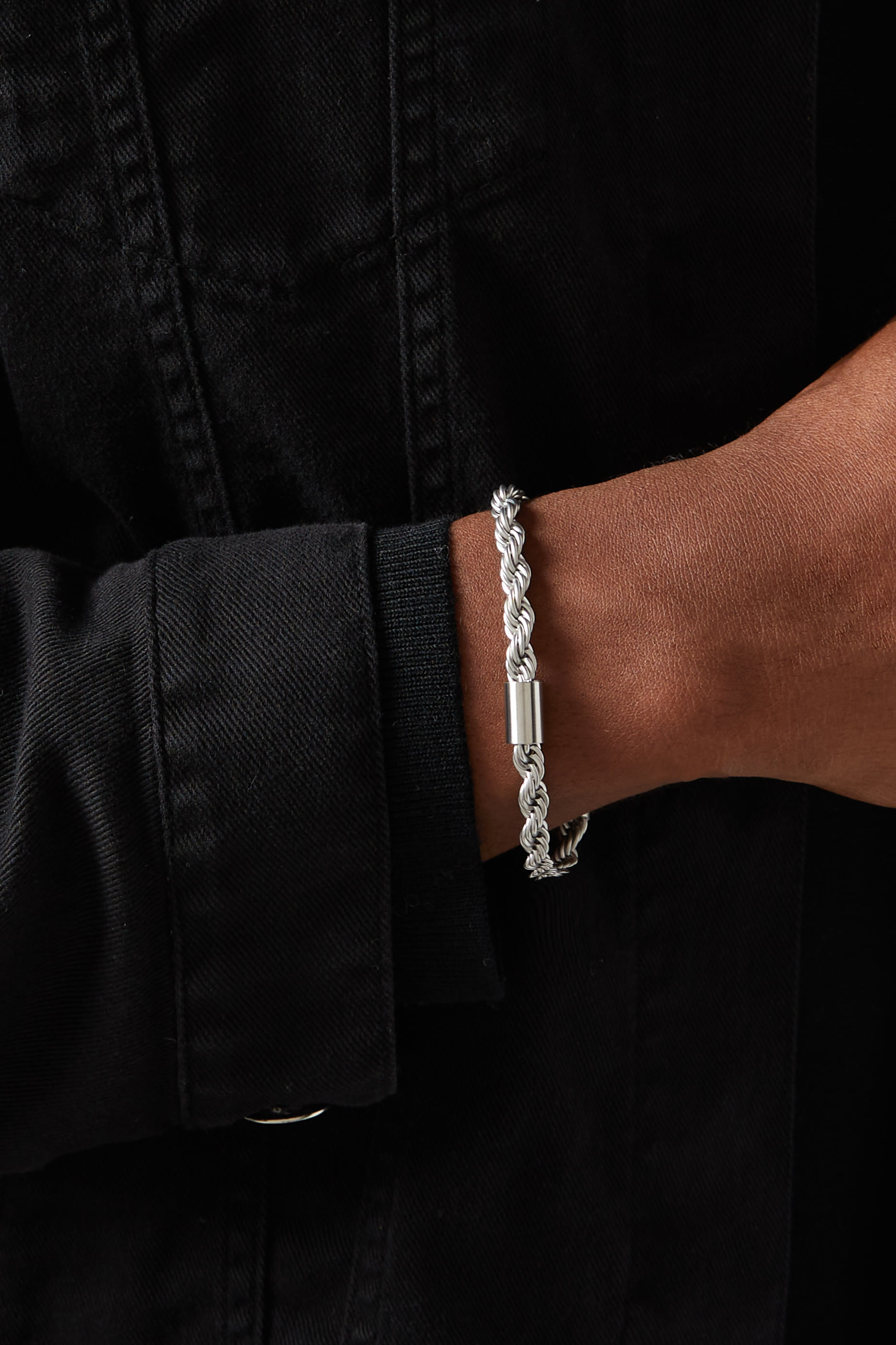 Logo Stainless Steel Chain Bracelet