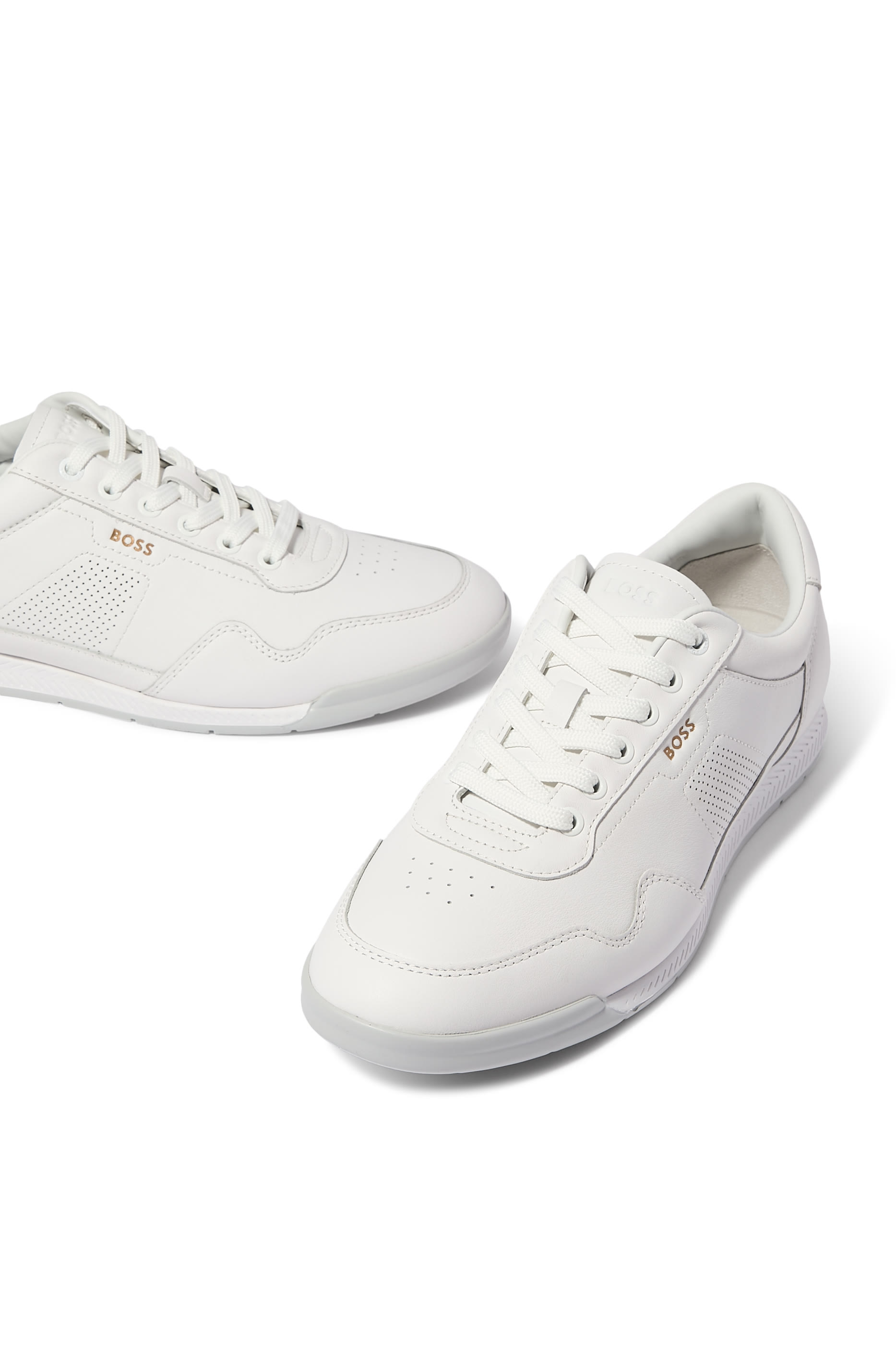 Nappa-Leather Sneakers