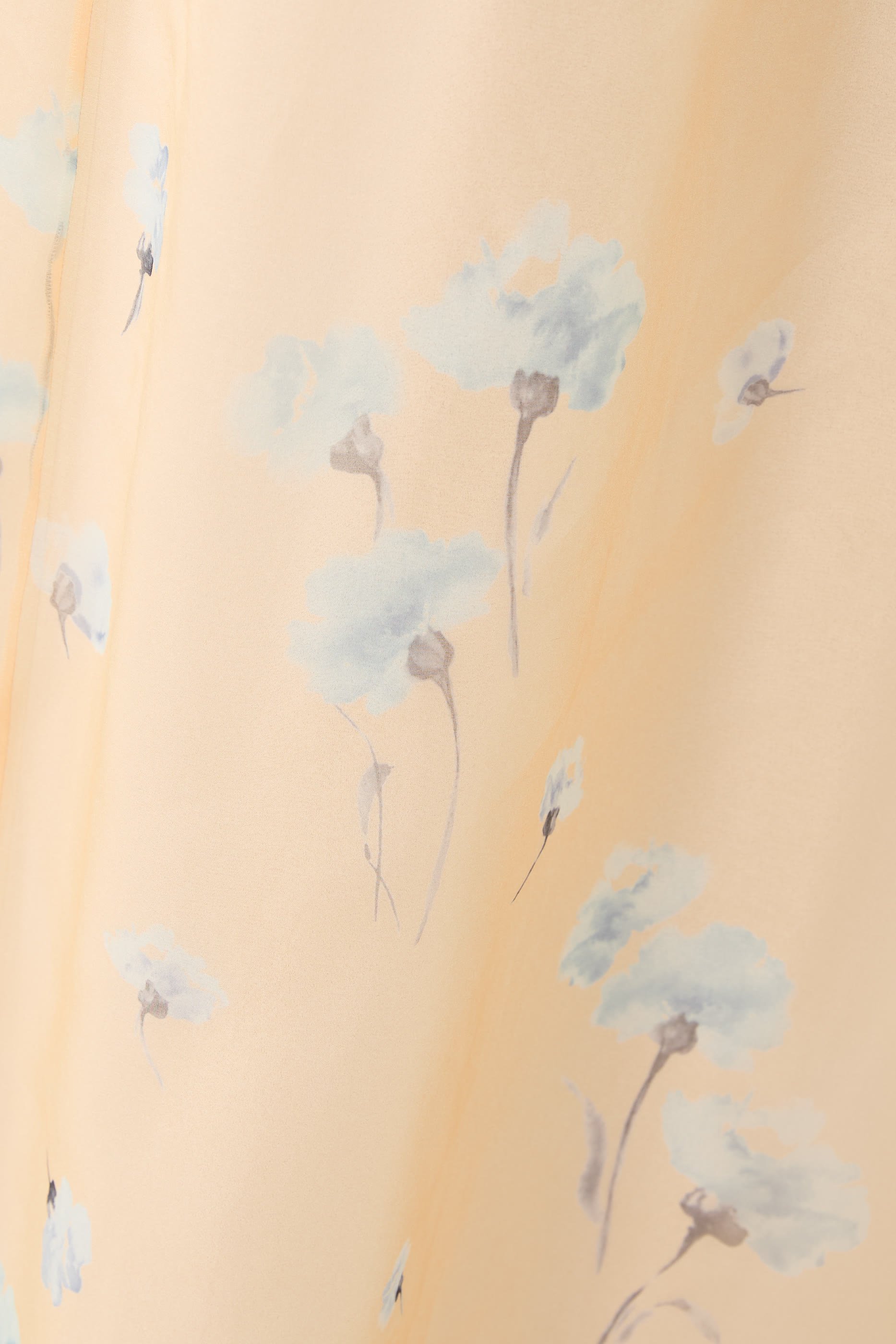 Silk Organza Long Dress