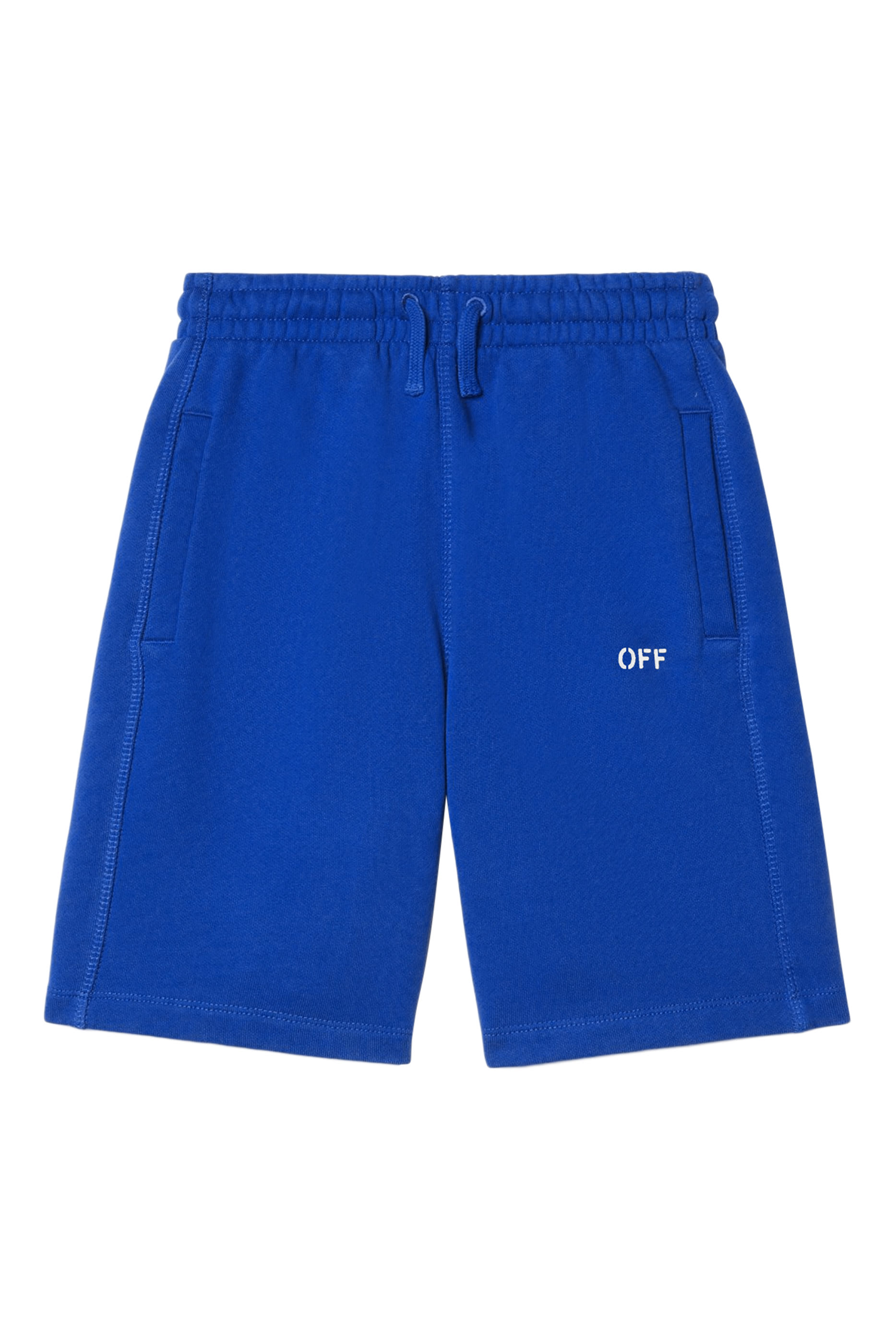 Kids Logo-Print Cotton Track Shorts