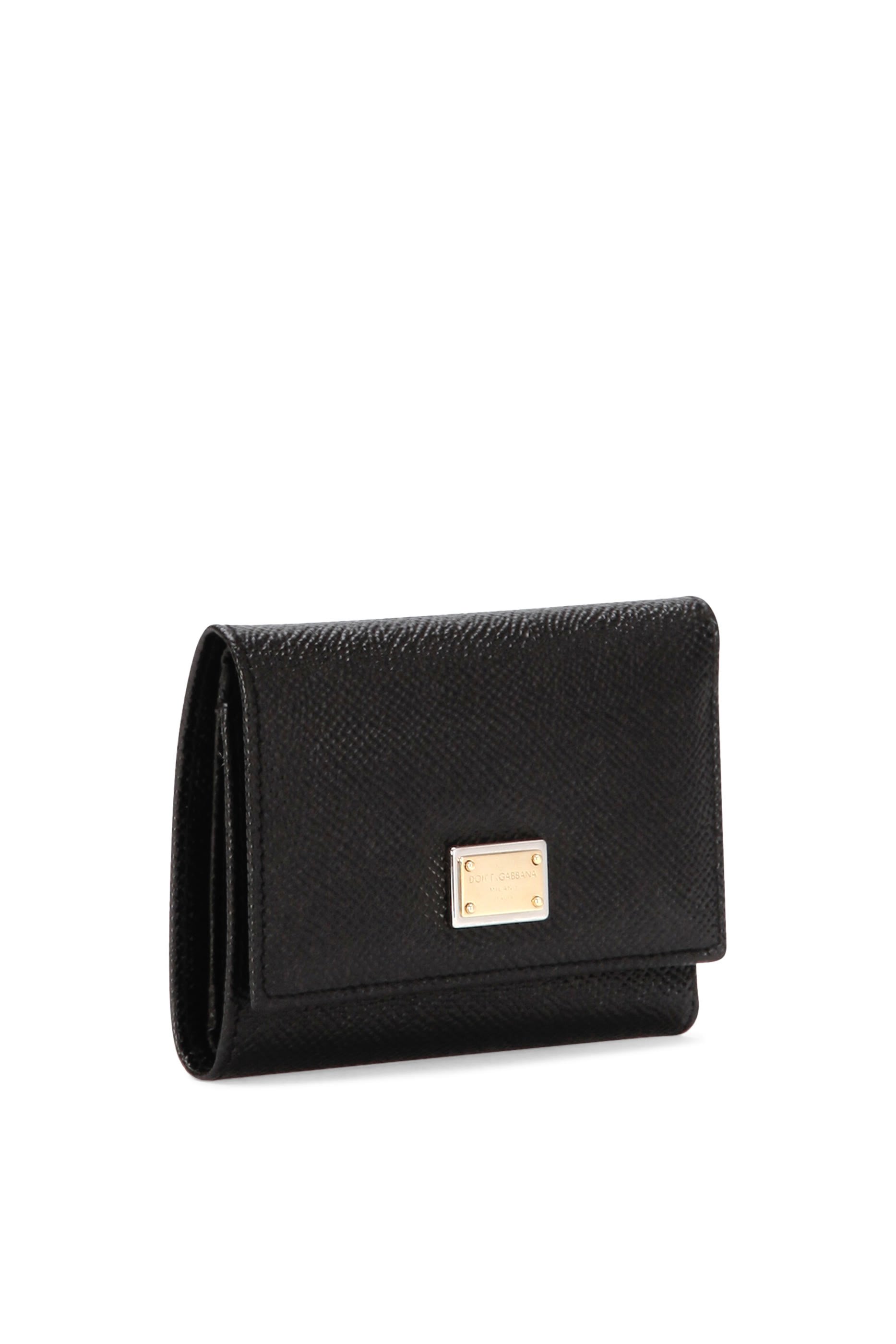 Dauphine DG Logo Calfskin Wallet