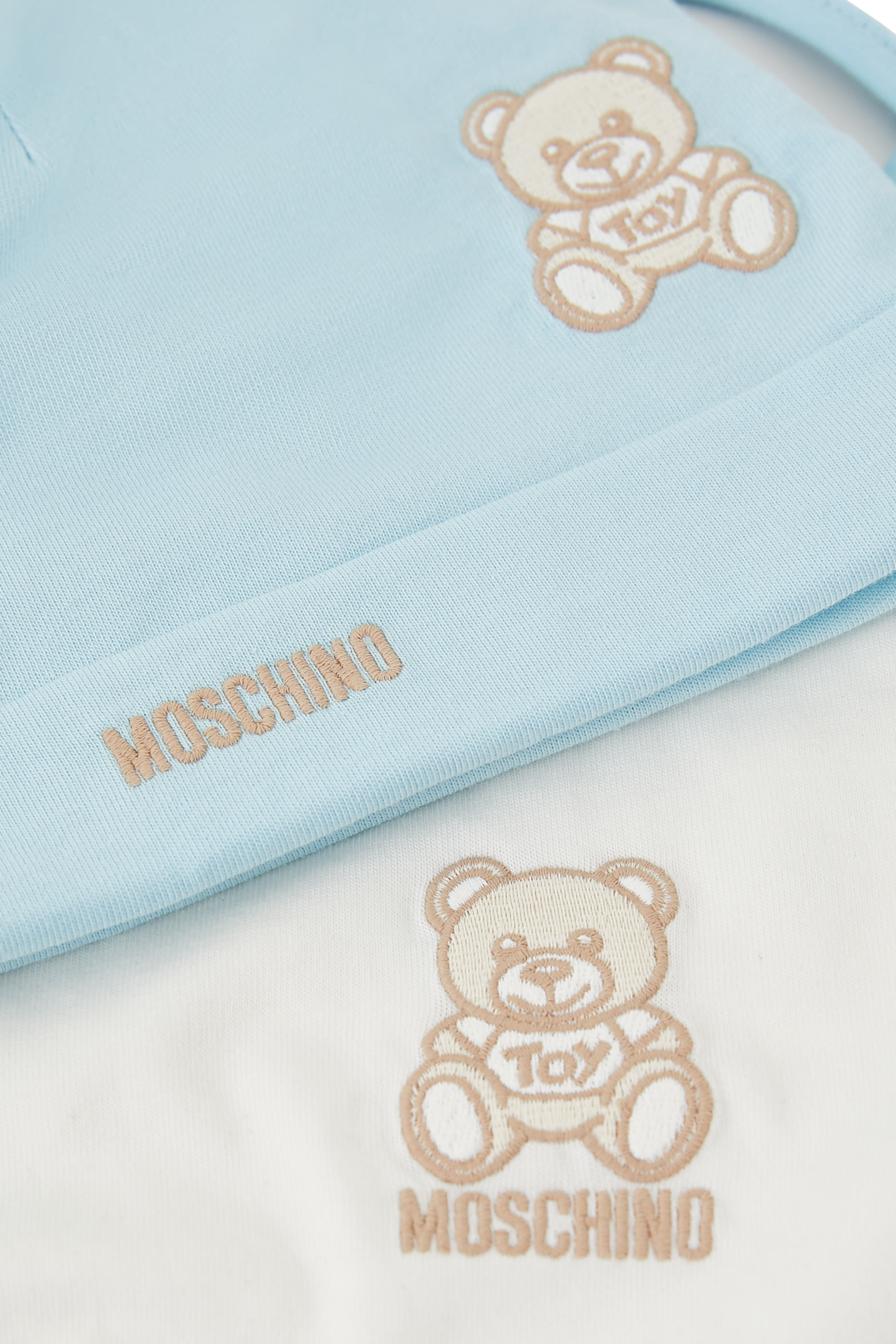 Kids Teddy Logo Hat & Bib Set