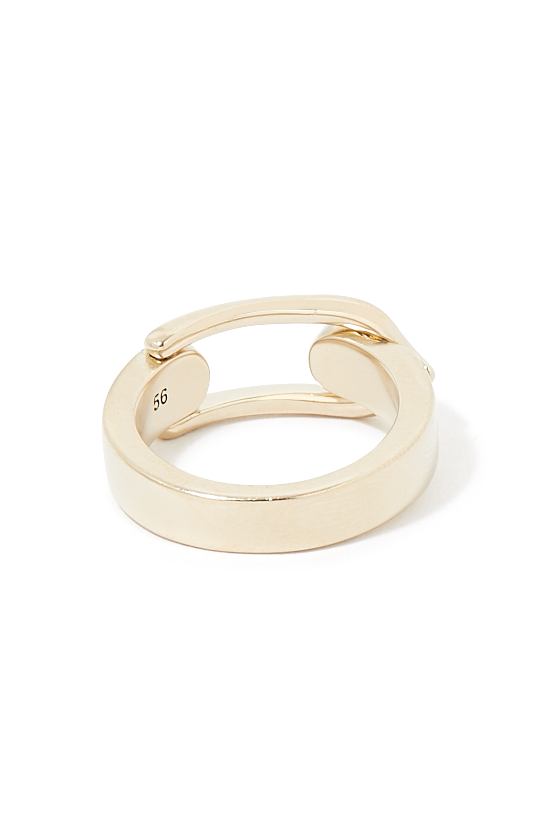 Boucle Ring, 24k Gold-Plated Brass