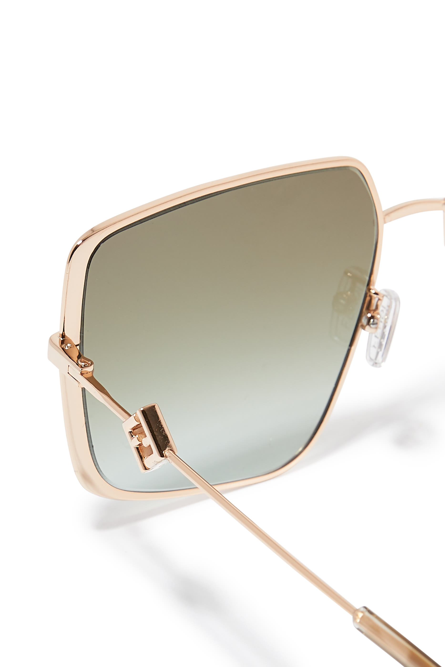 FF Diamonds Rose Geometric Sunglasses