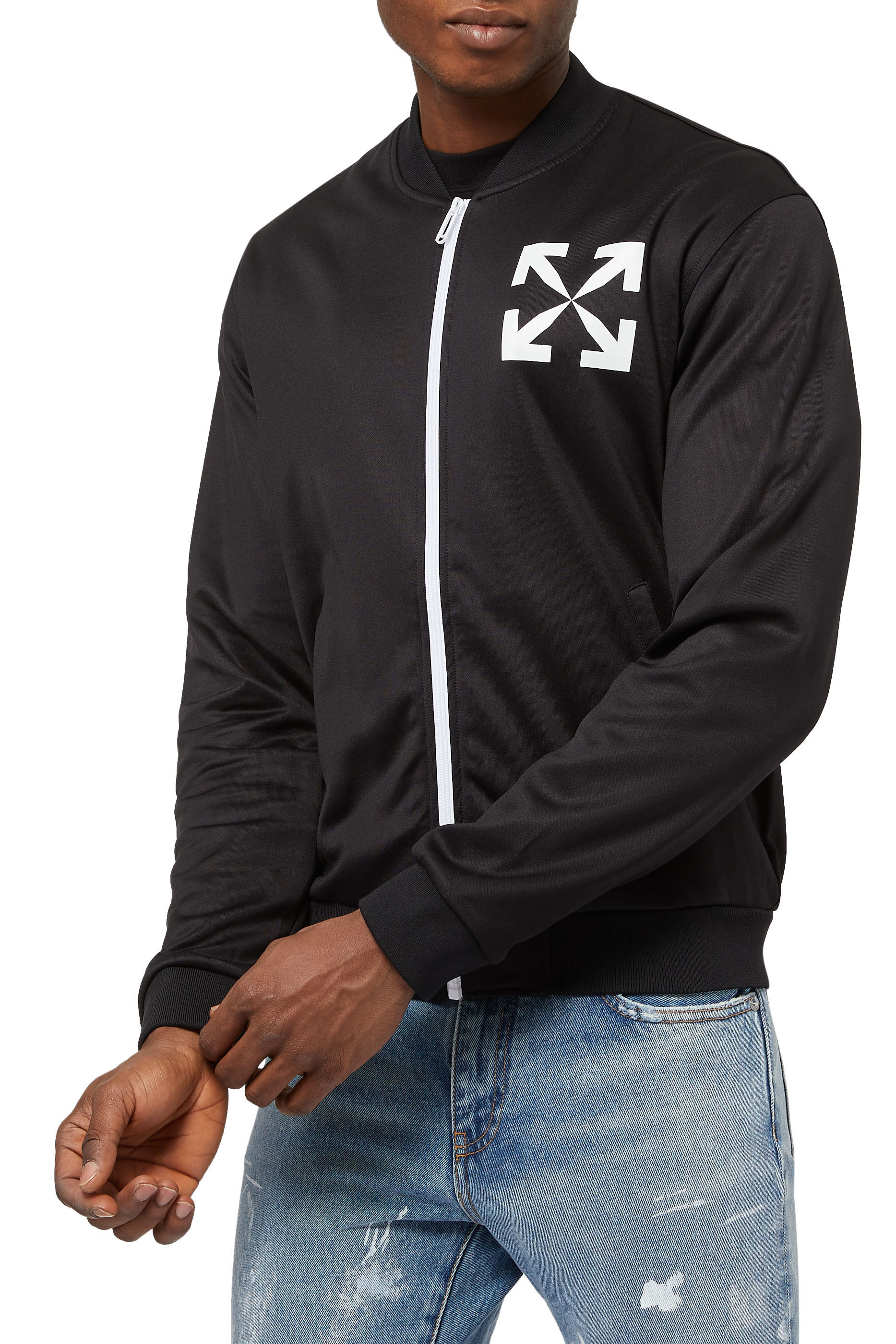 Single Arrow Slim Track Top