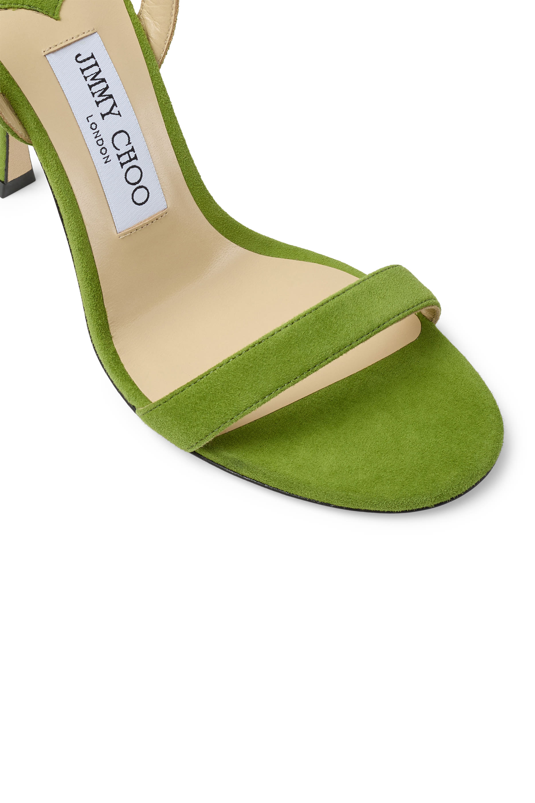 Jenn 100 Suede Heeled Sandals