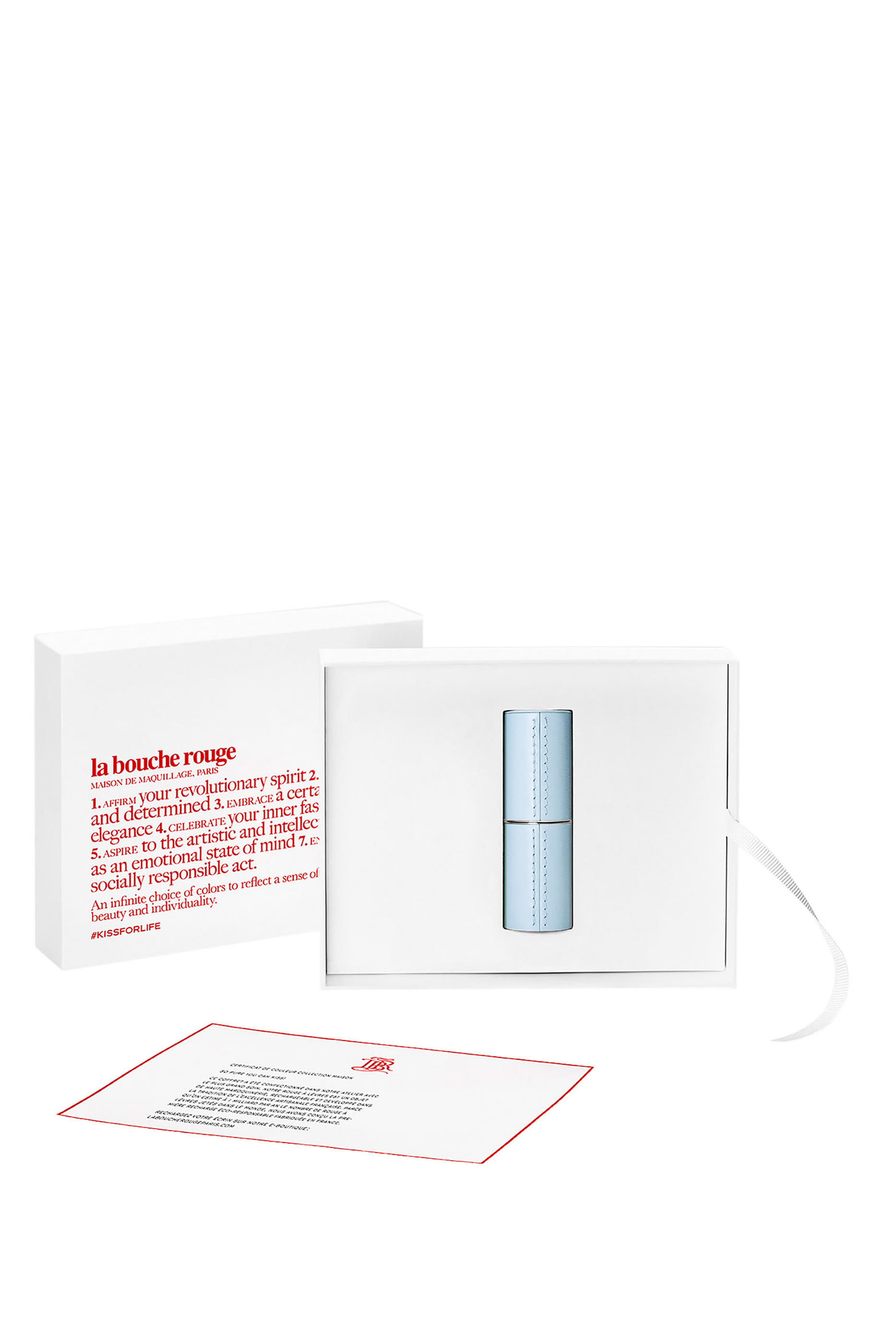 Refillable Fine Leather Lipstick Case