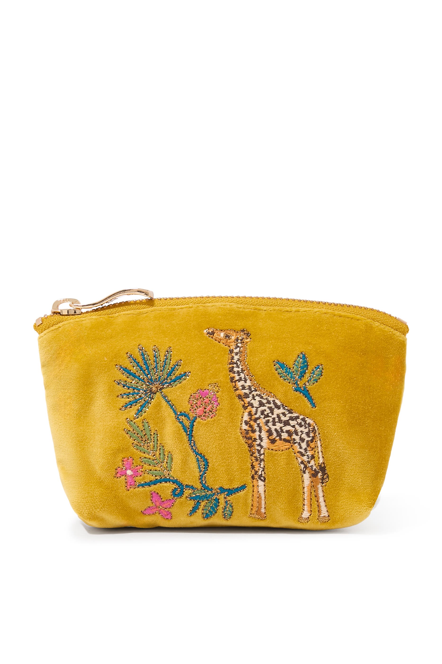 Wild Giraffe Palm Coin Purse
