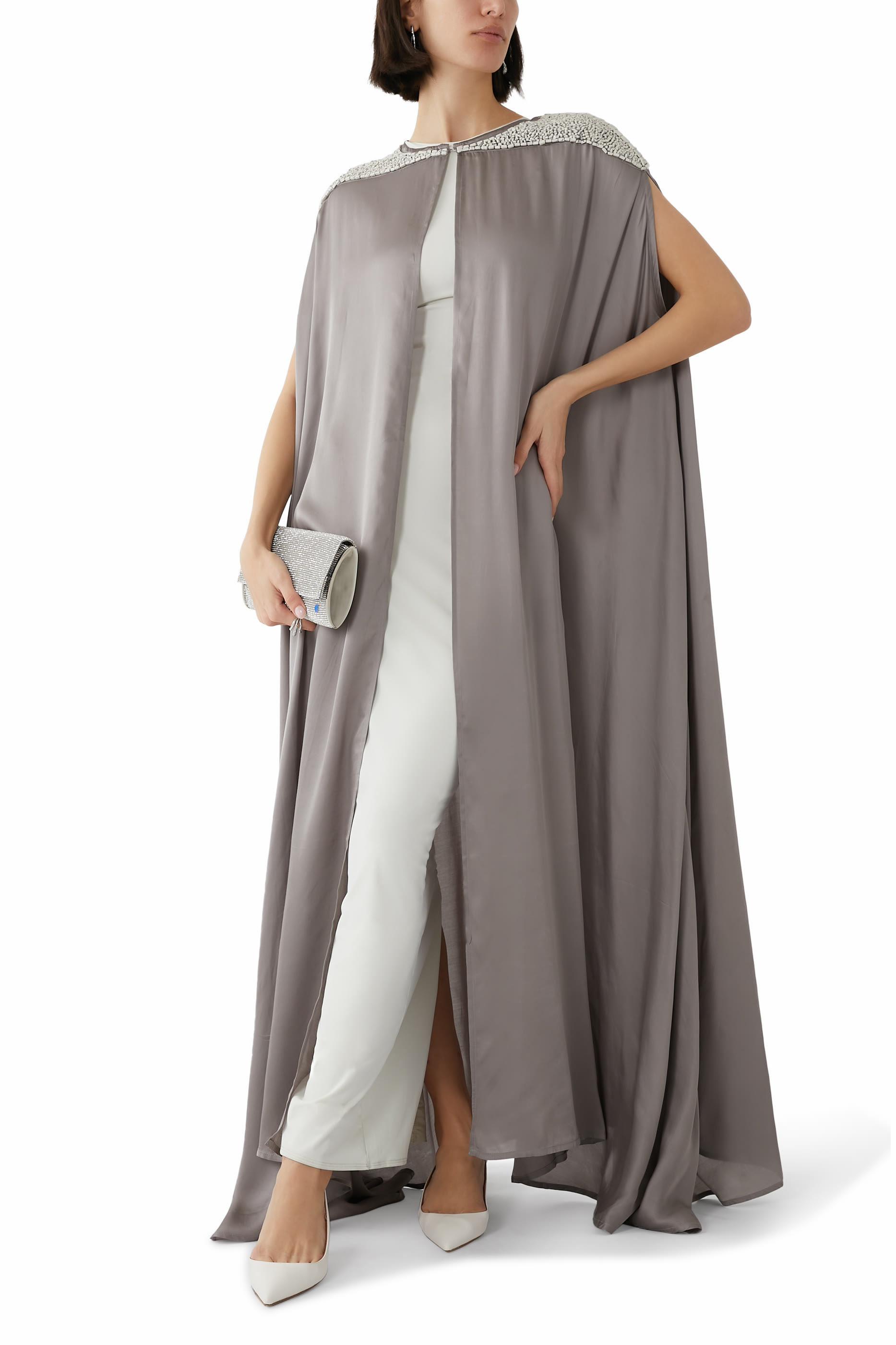 Embellished Shoulder Kaftan