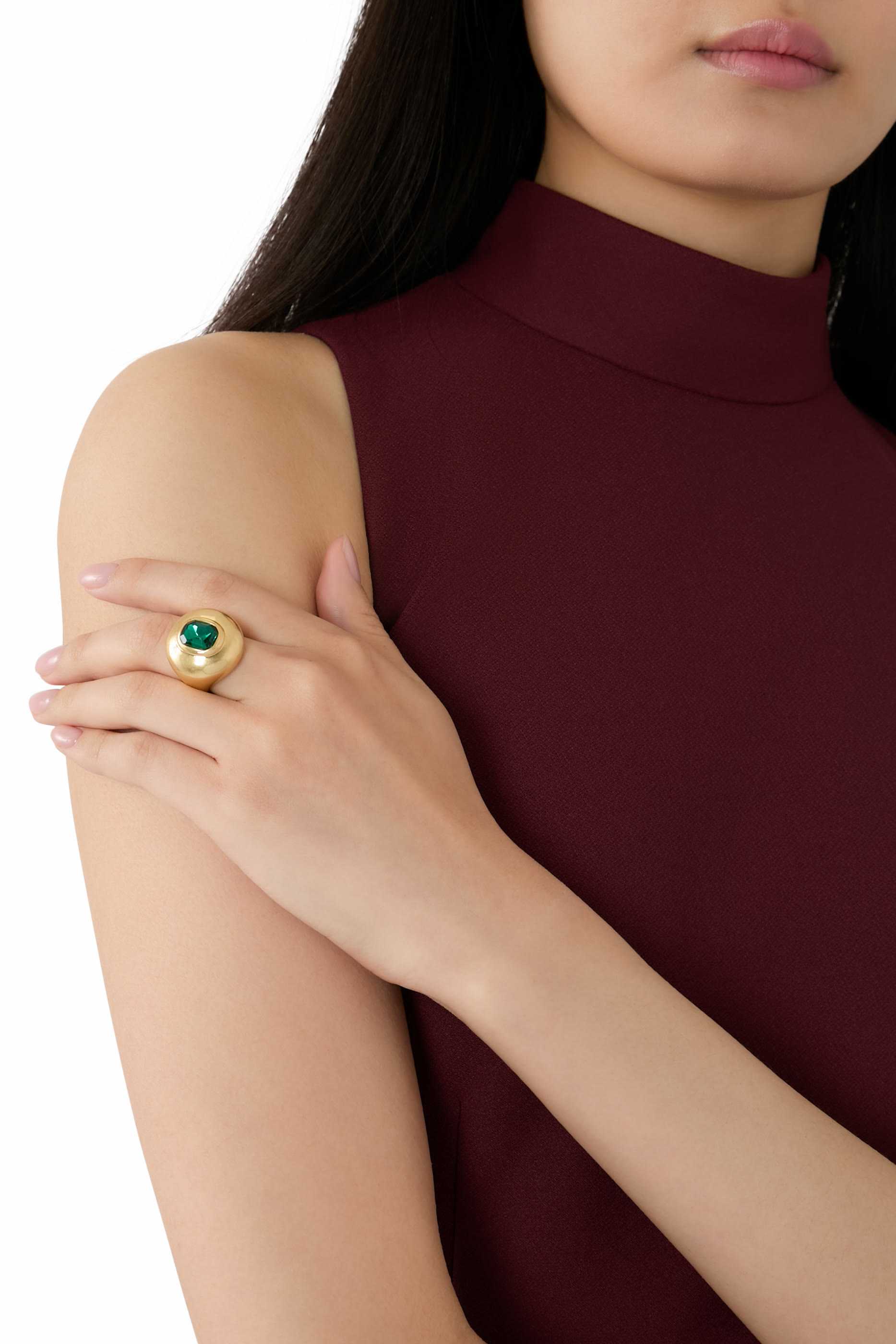  Emerald Dome Ring