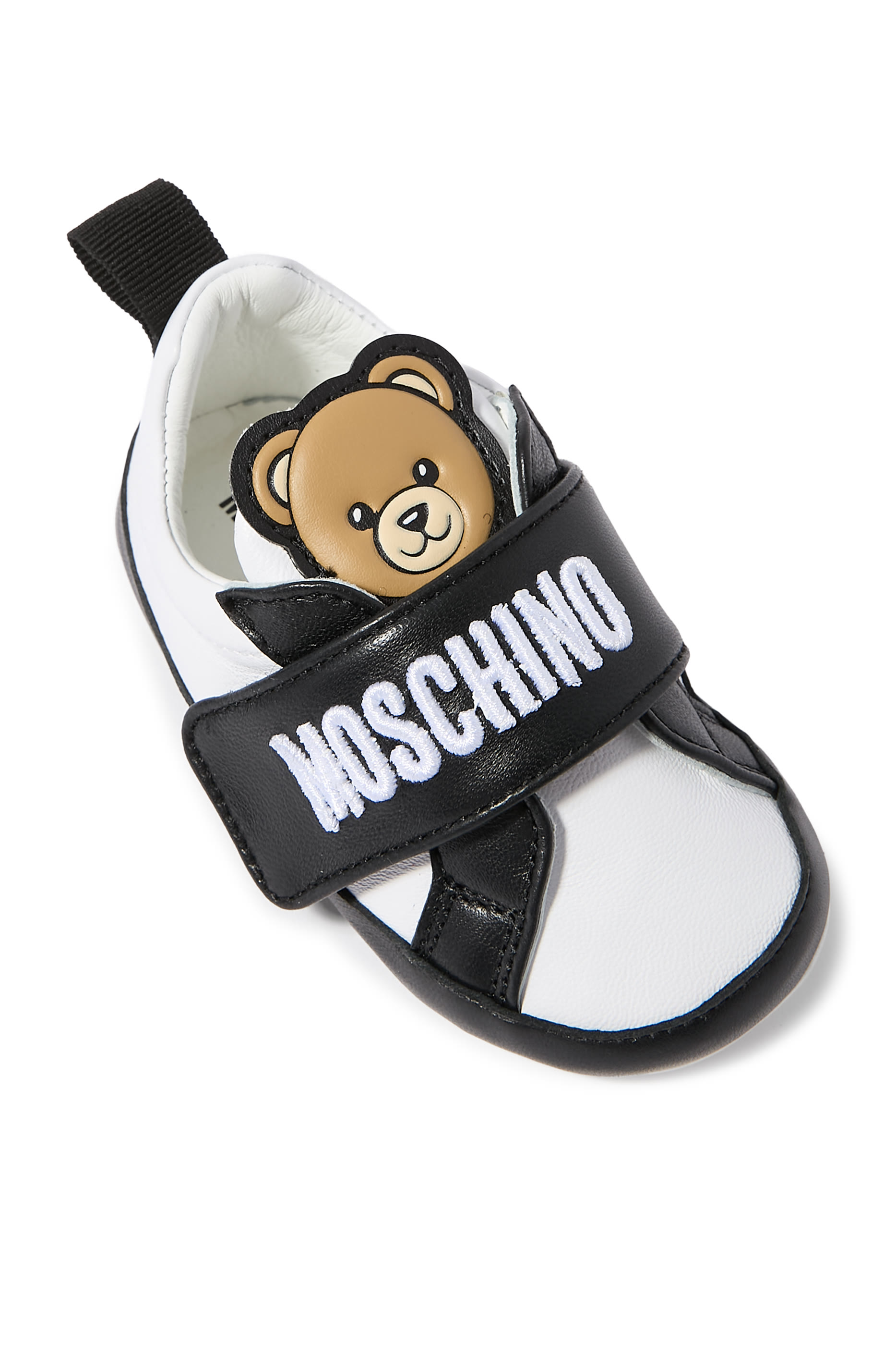 Kids Teddy Patch Nappa Leather Sneakers