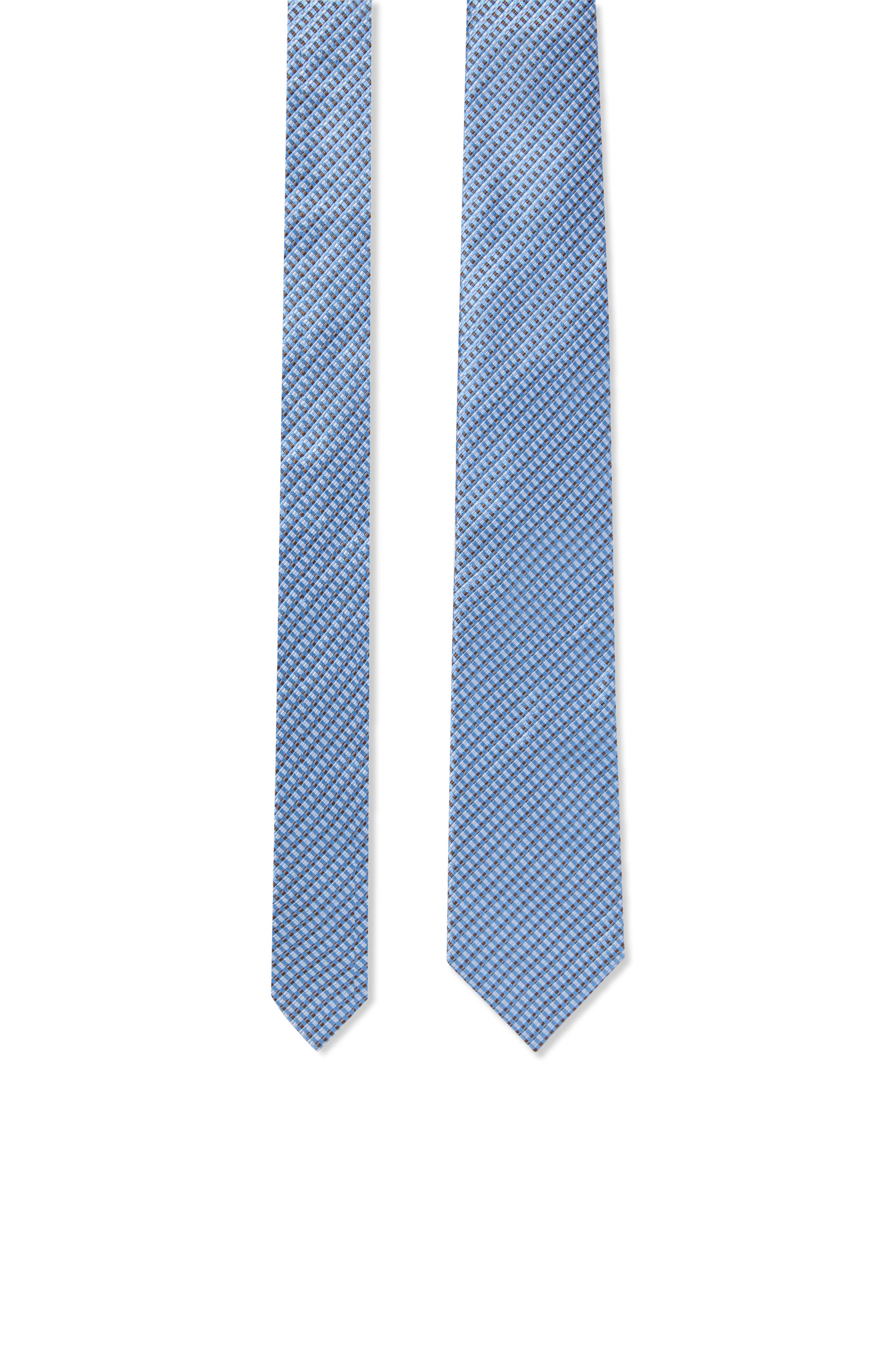 Checked Silk Tie