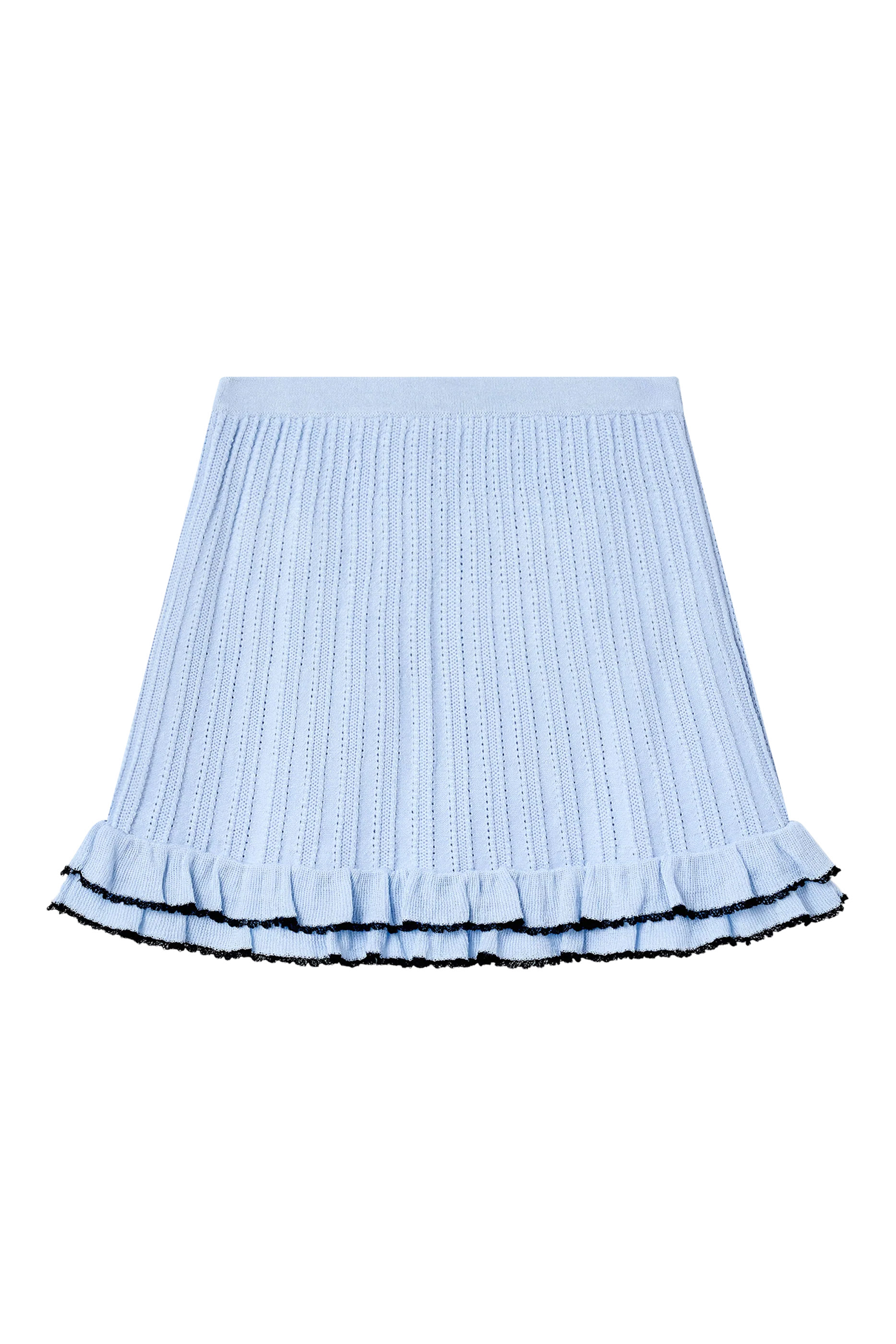 Kids Frill Trim Knit Skirt