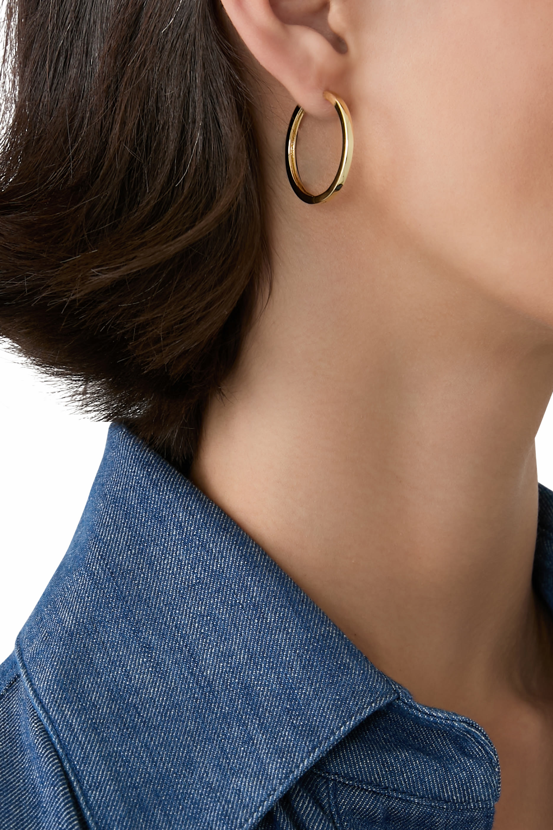 Timeless Hoops,  18K Vermeil