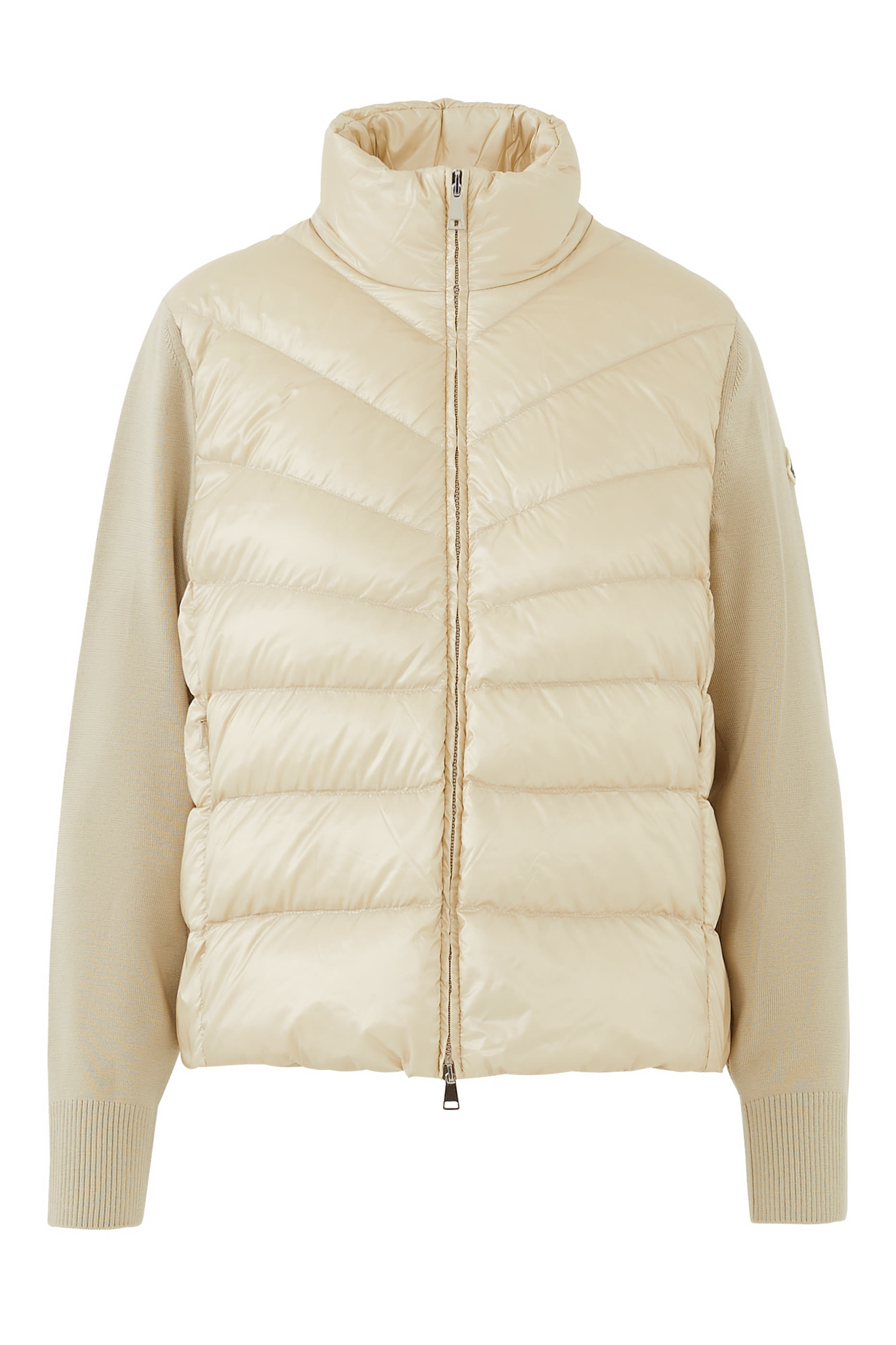 Padded Wool Cardigan