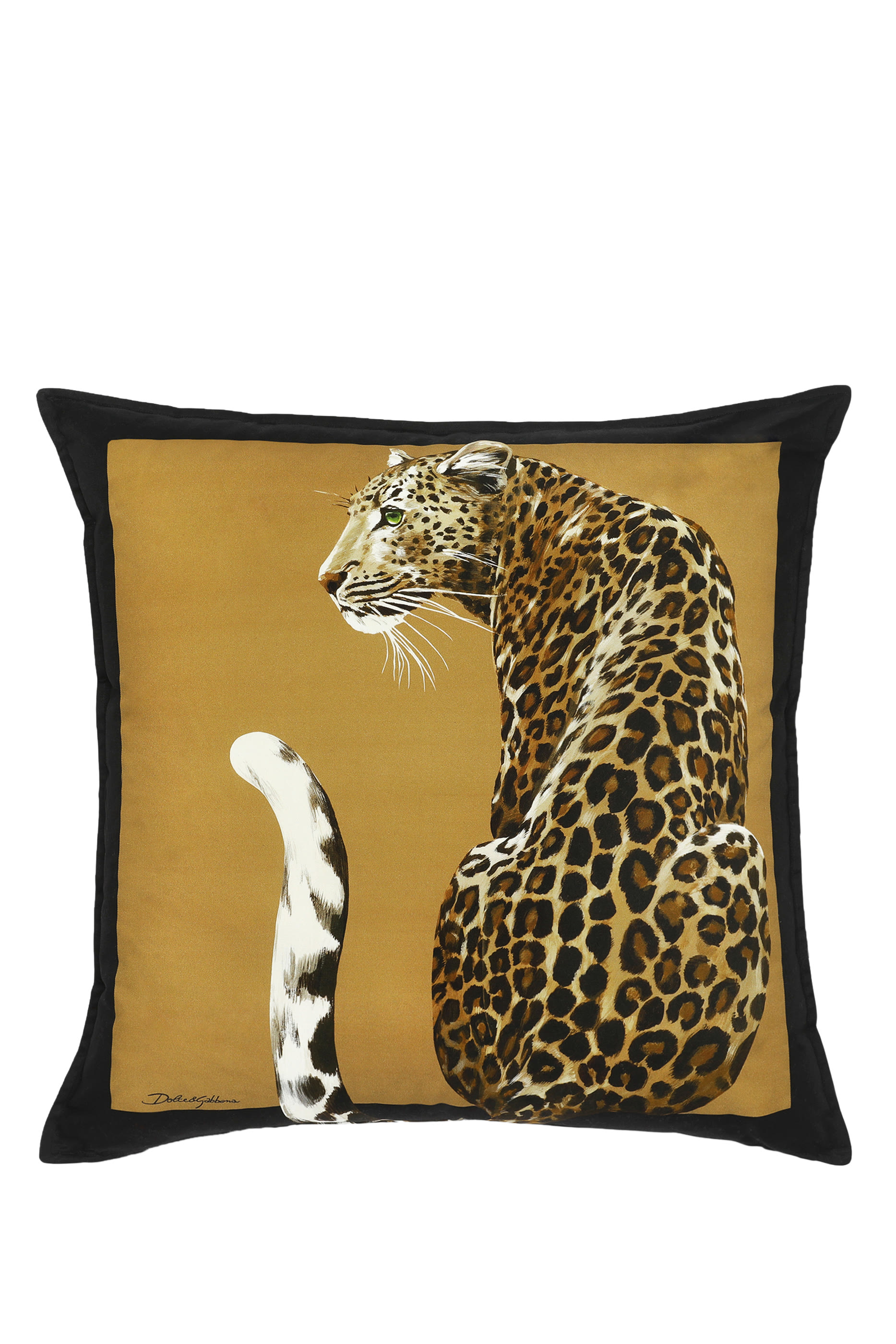Leopard Large Canvas Cushion