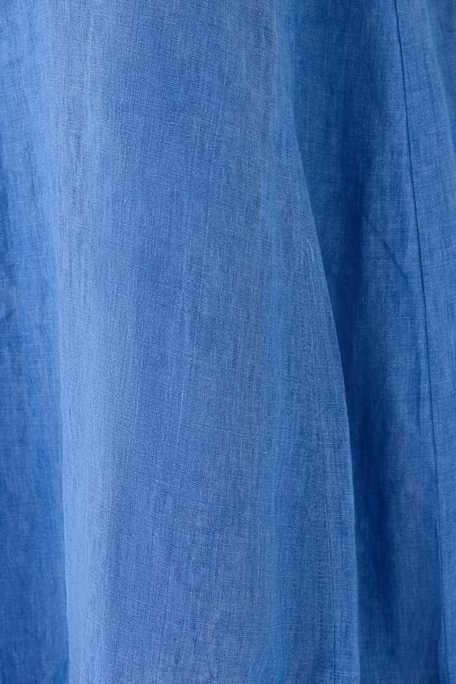 Washed Organic Linen Délavé Lantern Dress