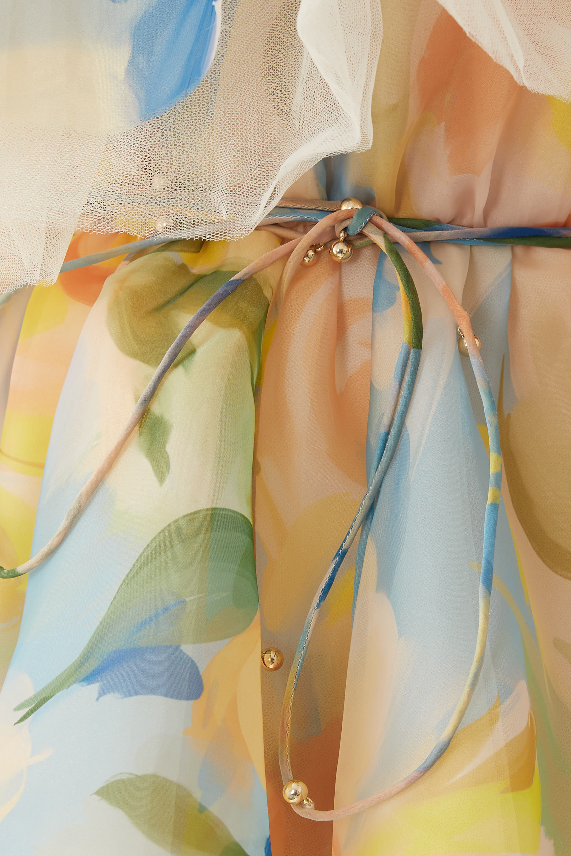 Paloma One Shoulder Ruffled Gown