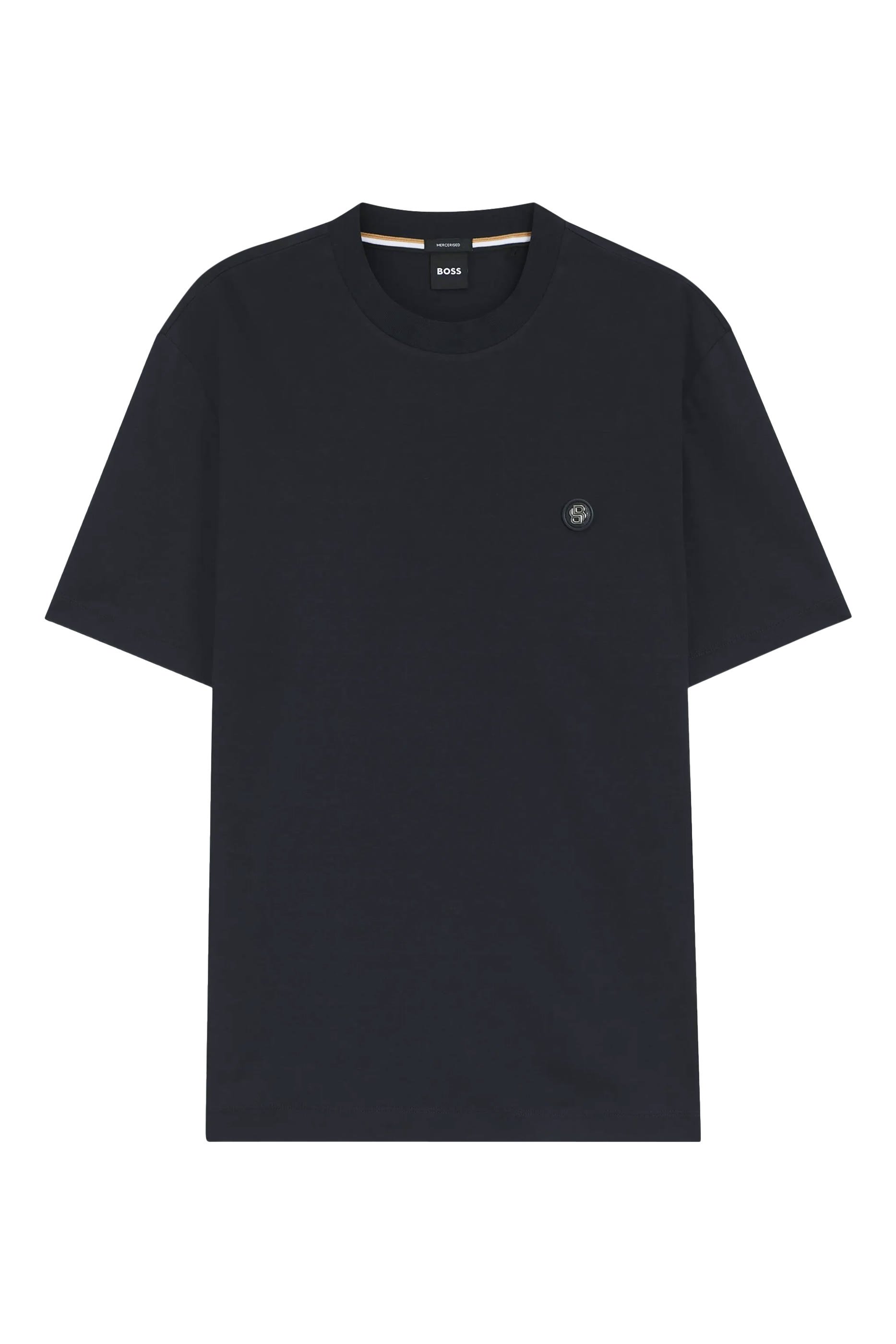 Mercerised-Cotton T-Shirt with Double B Monogram