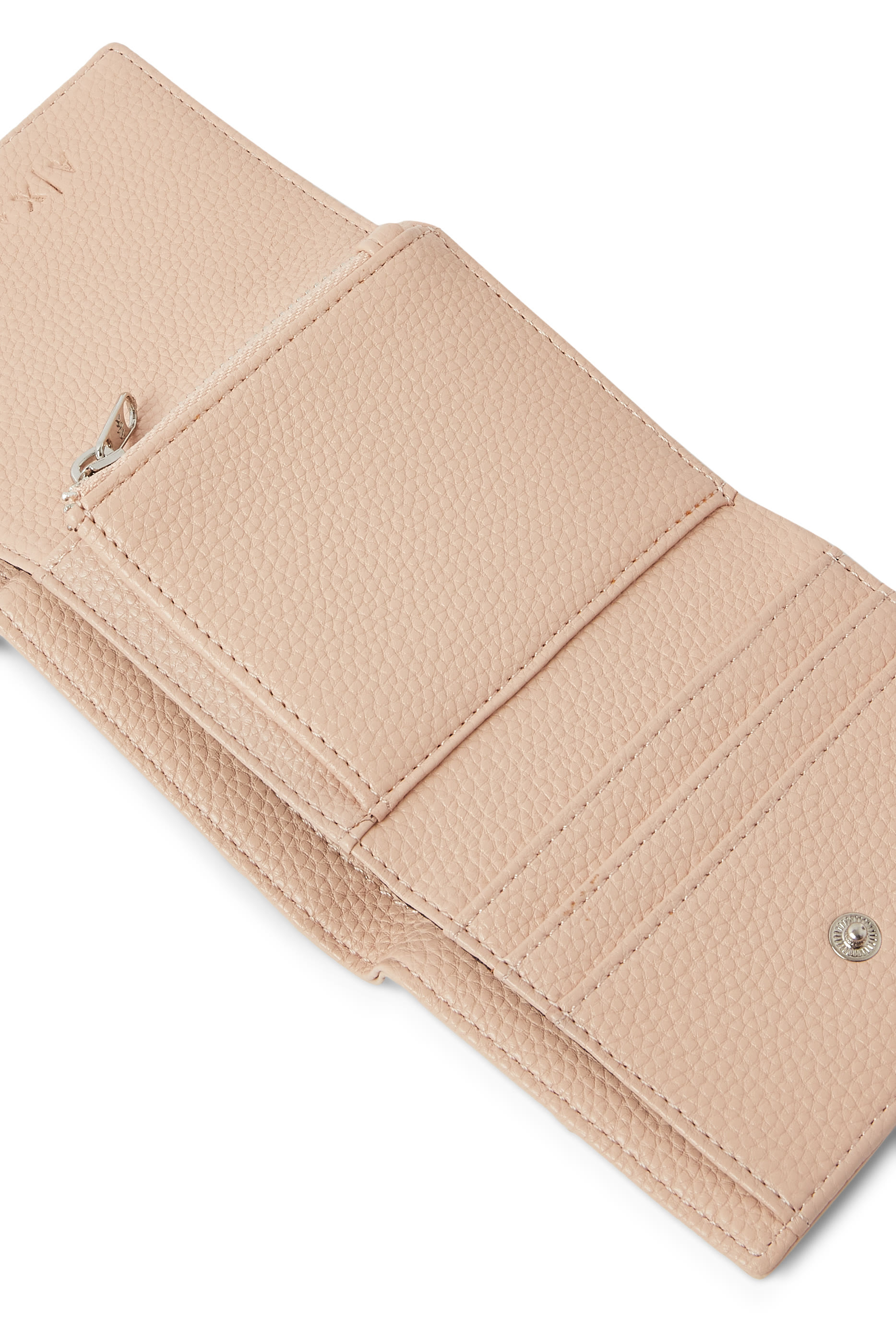 Shaped Stitching Mini Wallet