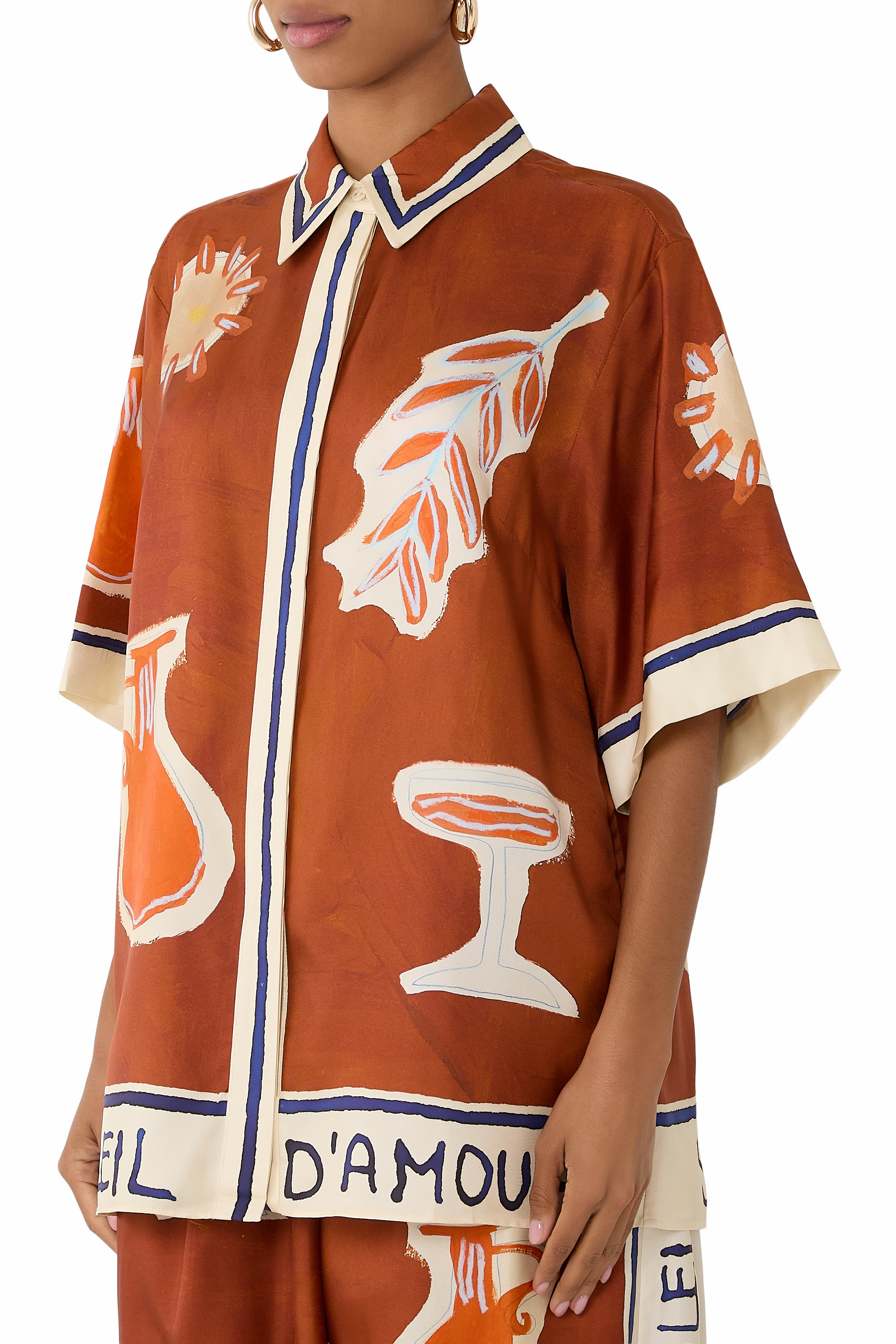 Soleil D'Amour Silk Shirt