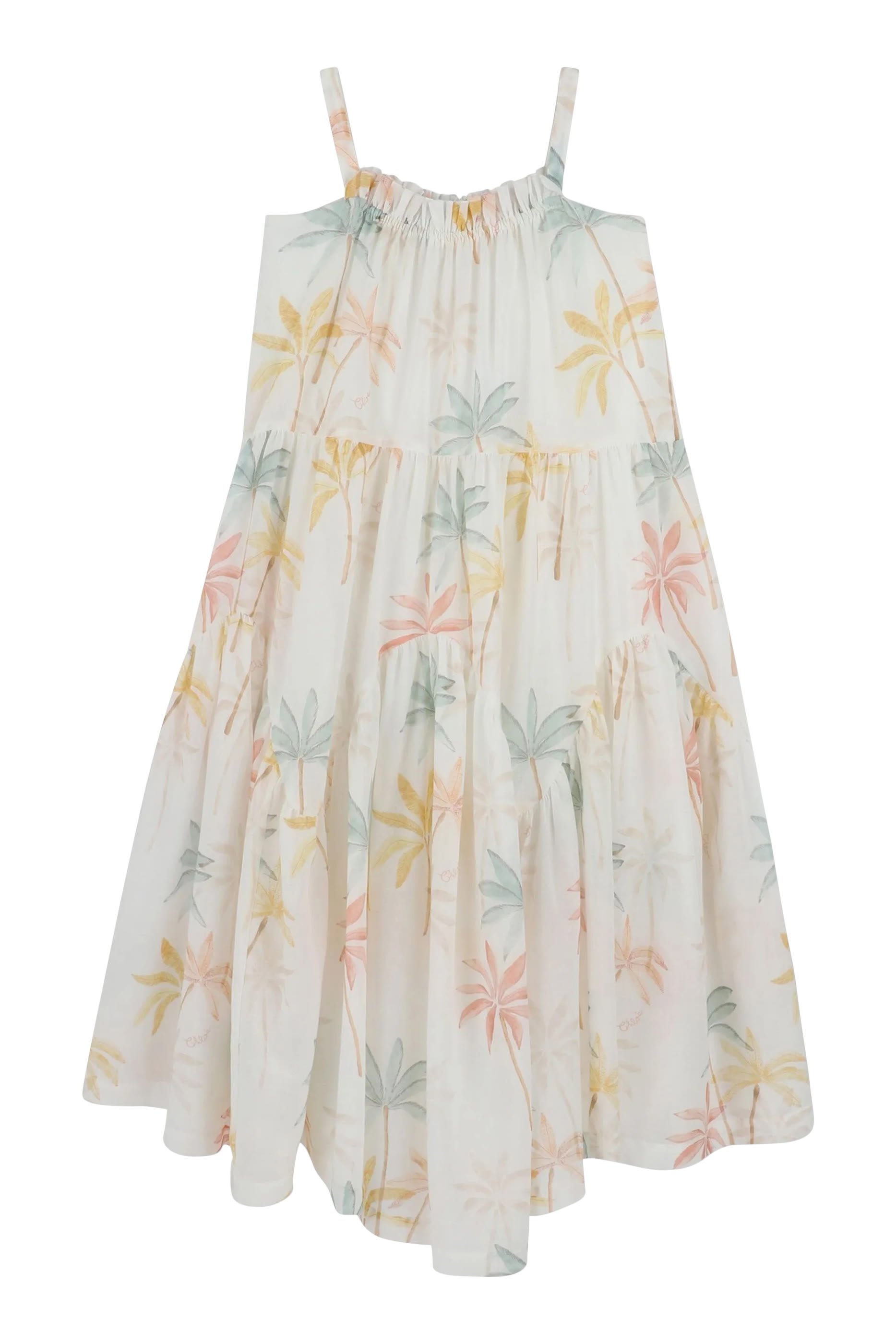 Kids Palm Print Dress