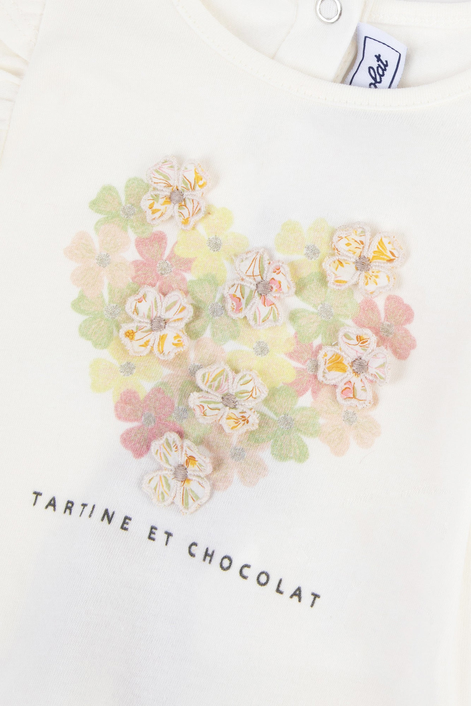 Kids Heart Print T-Shirt