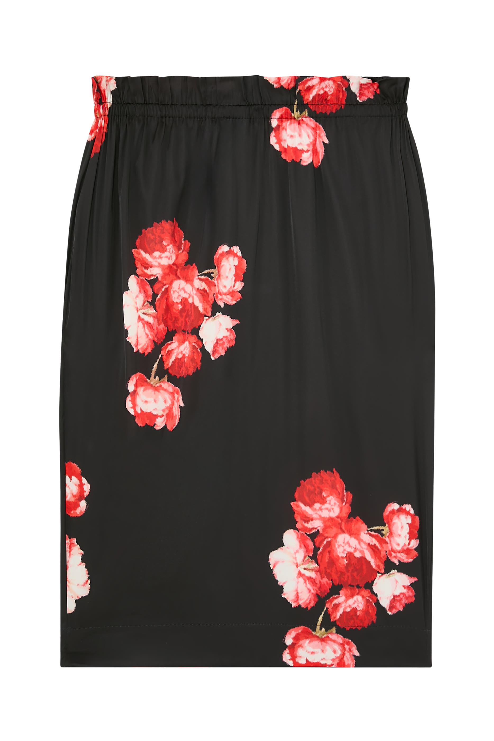 Ruffle Waist Tulip Skirt