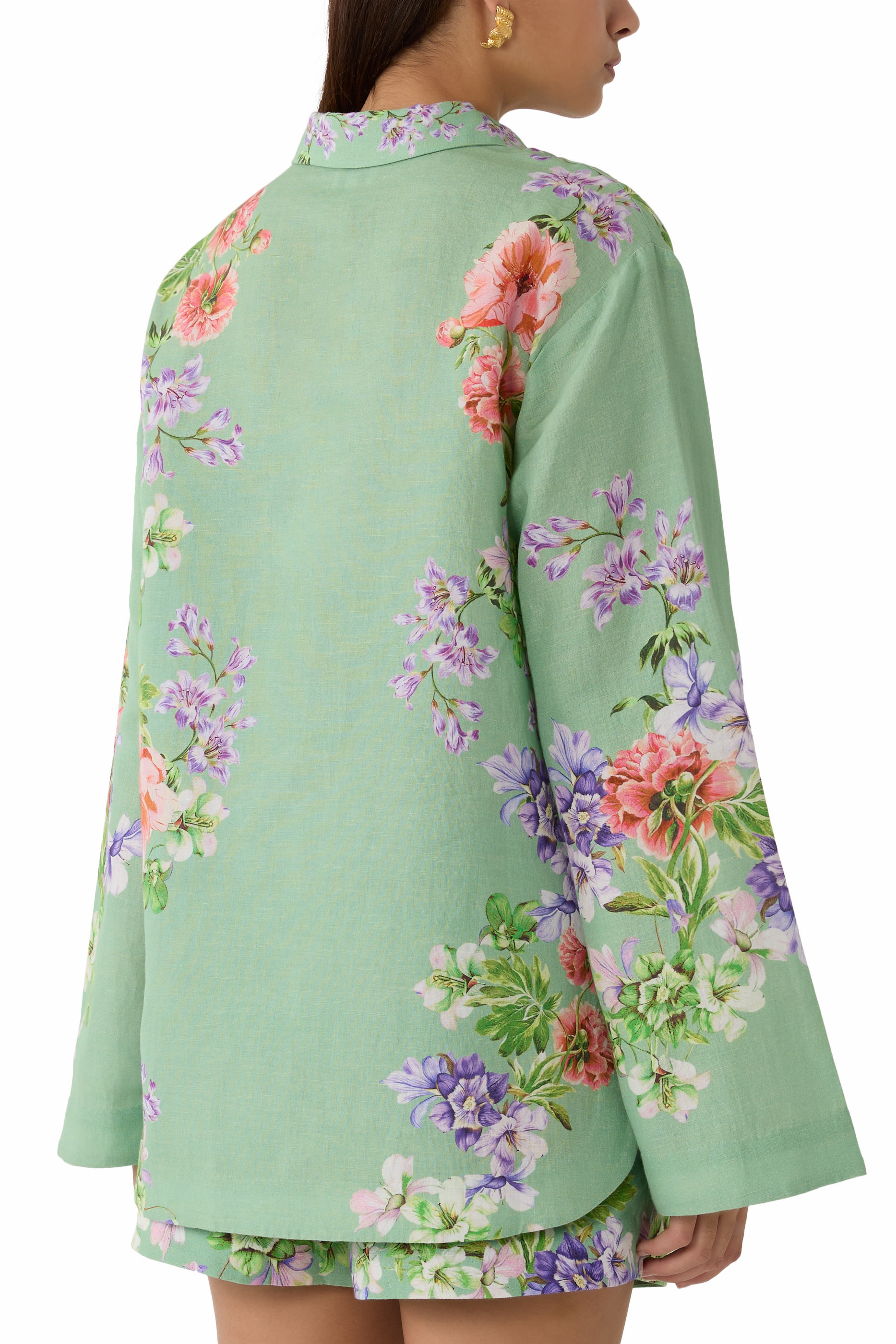 Drop Shoulder Collared Tunic