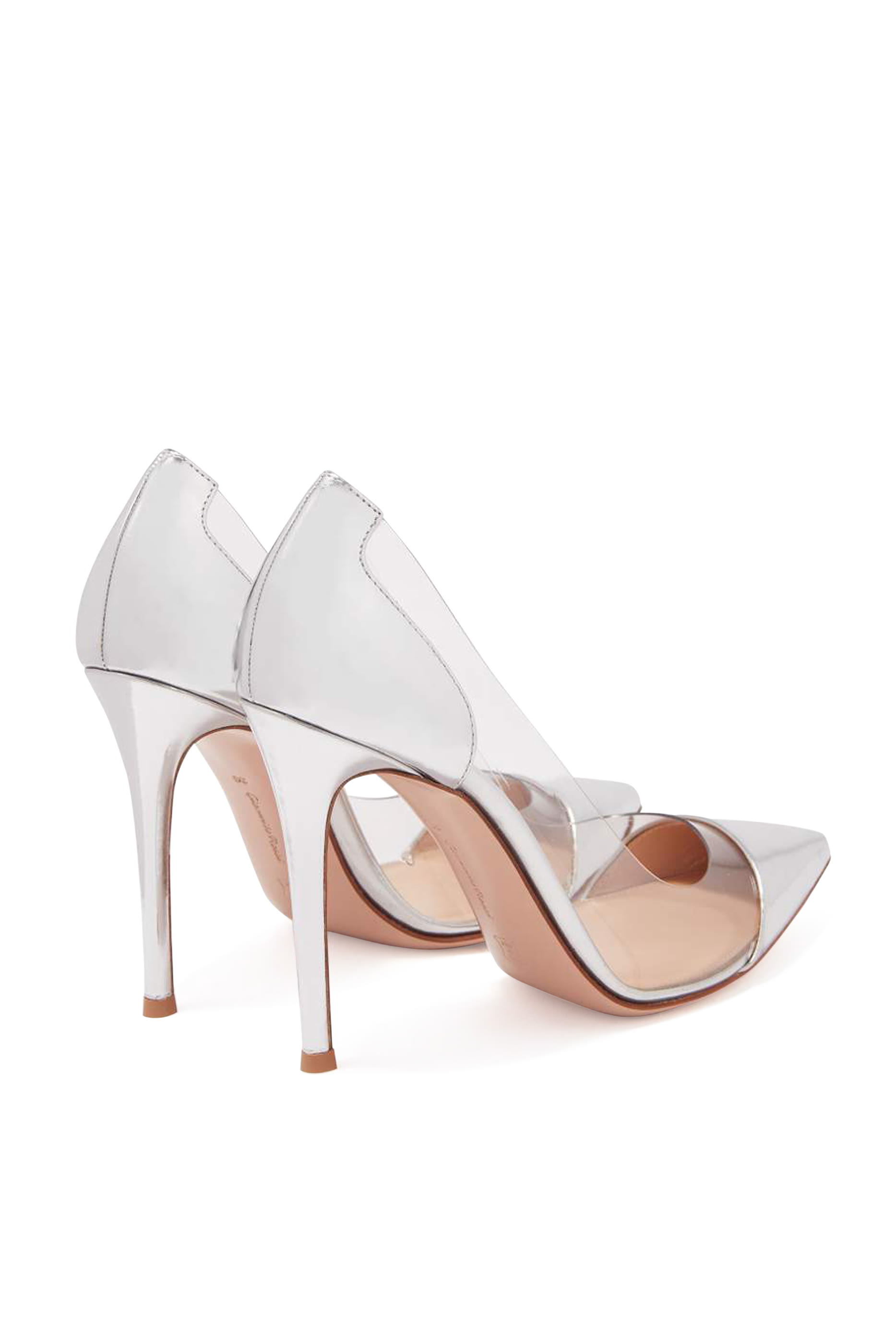 Leather Plexi Pumps